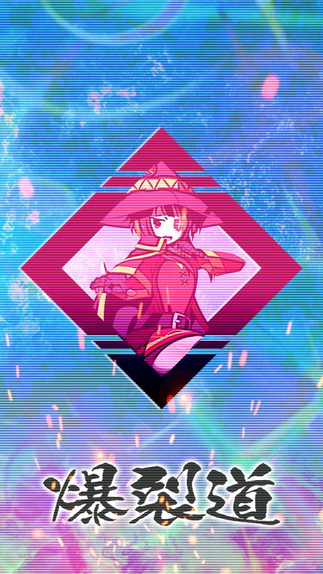 1080x1920 Vaporwave Phone Anime Wallpaper
