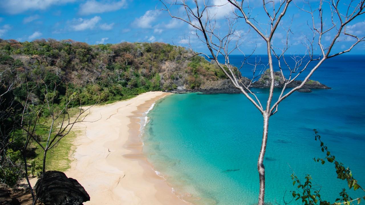 1280x720 Wallpaper Baia do Sancho, Fernando de Noronha, Brazil, Best beaches of Travellers Choice Awards Travel
