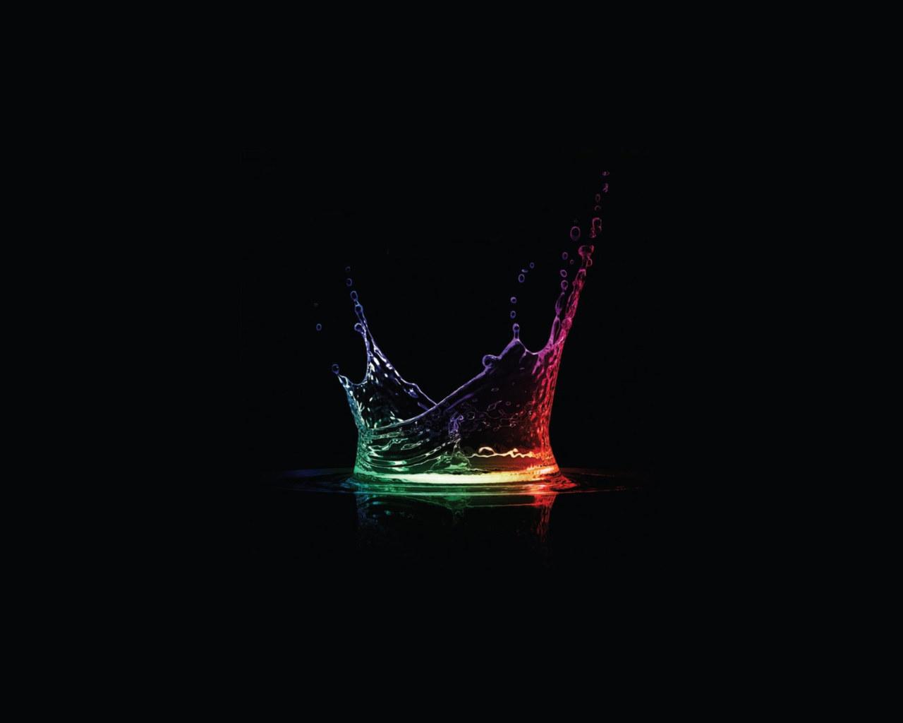 1280x1024 Wallpaper multicolored water digital wallpaper, colorful, liquid, minimalism • Wallpaper For You HD Wallpaper For Desktop & Mobile