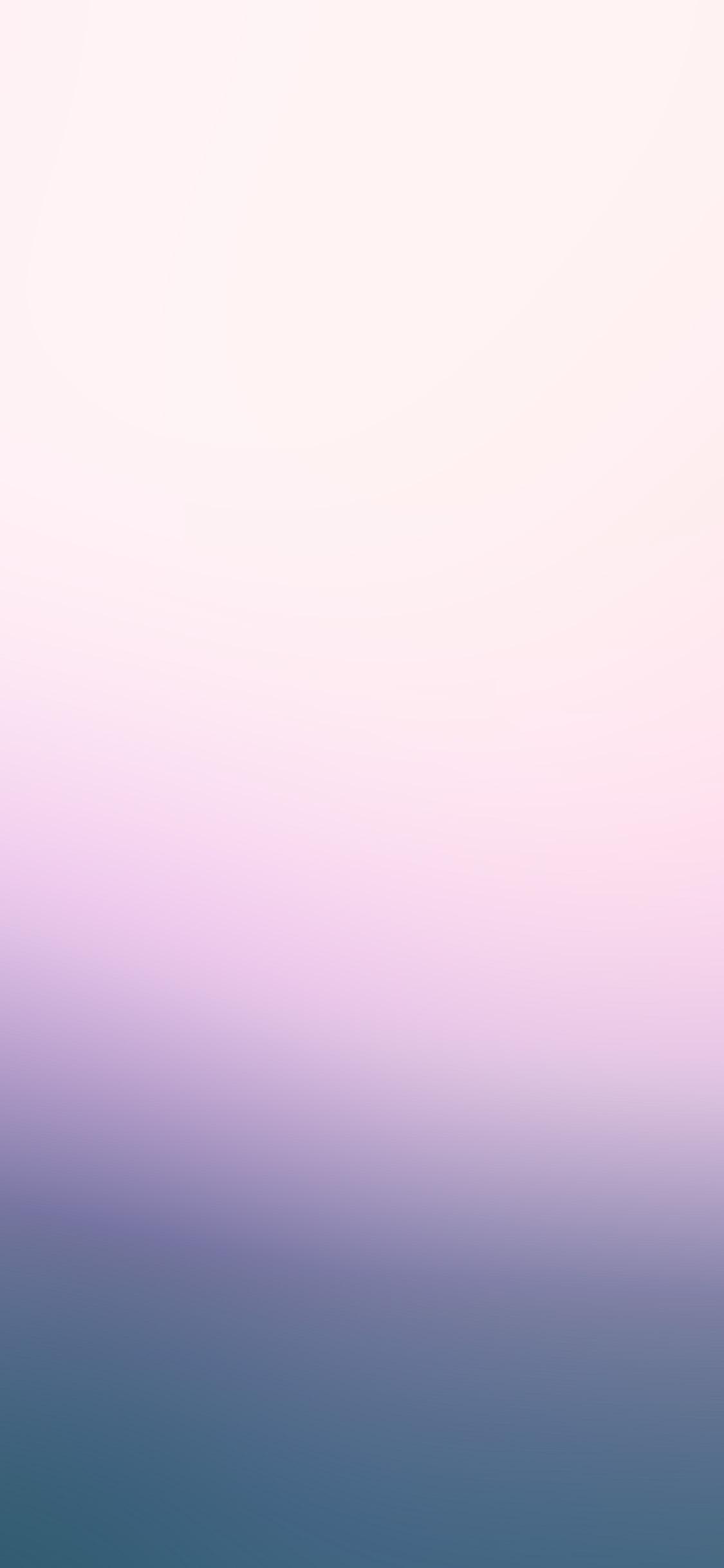 1125x2436 Blur Gradation Blue Morning Calm Wallpaper