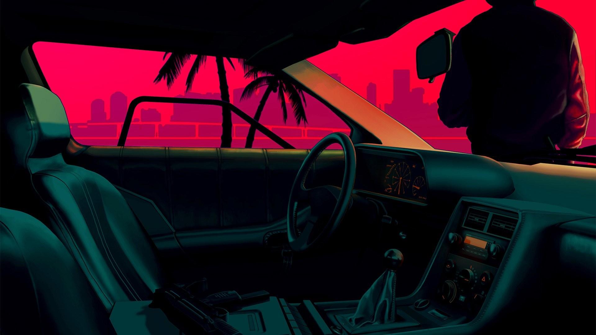 Retro Miami Wallpapers - Top Free Retro Miami Backgrounds - WallpaperAccess