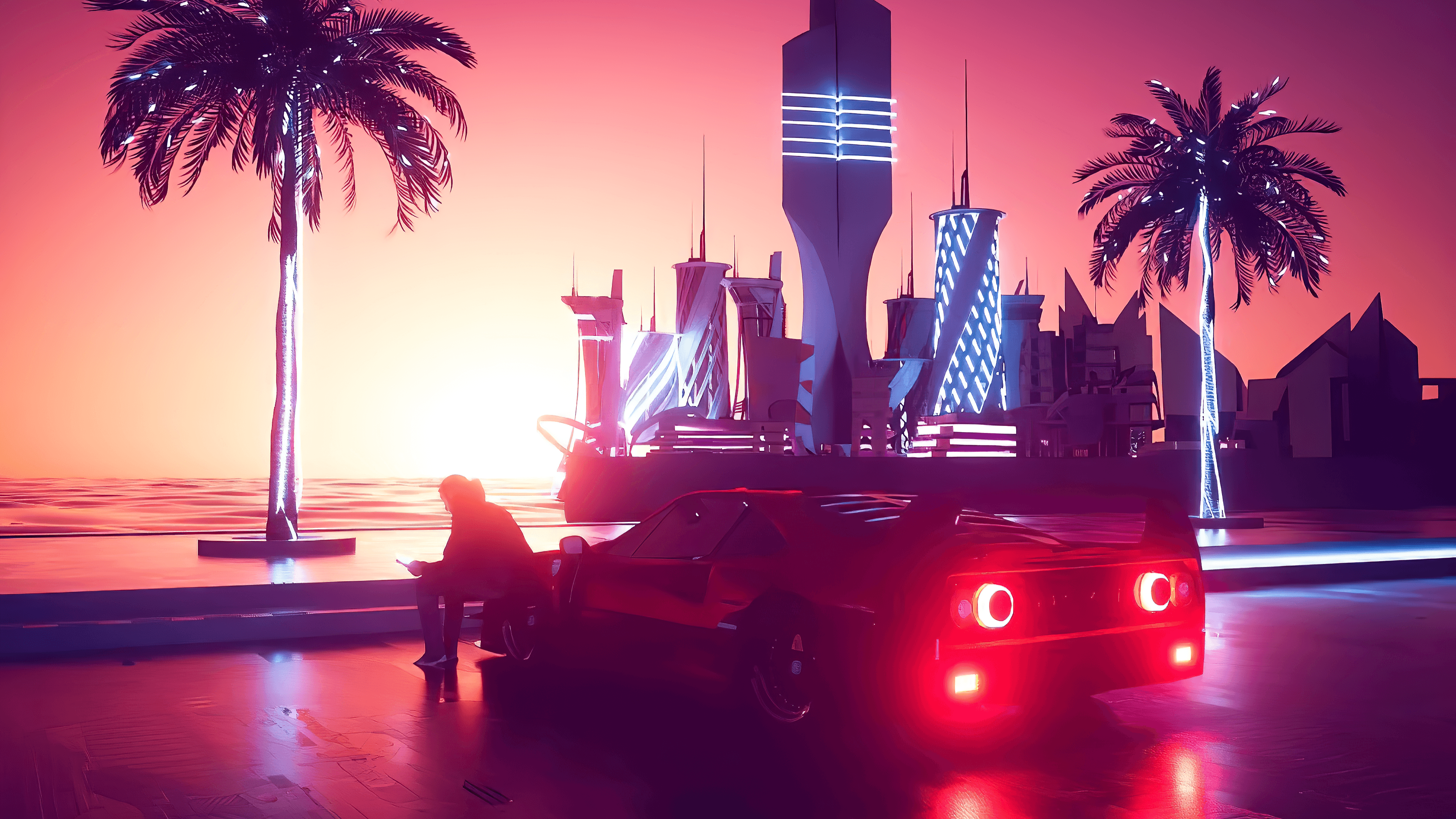 3840x2160 Miami Wallpaper, HD Miami Background