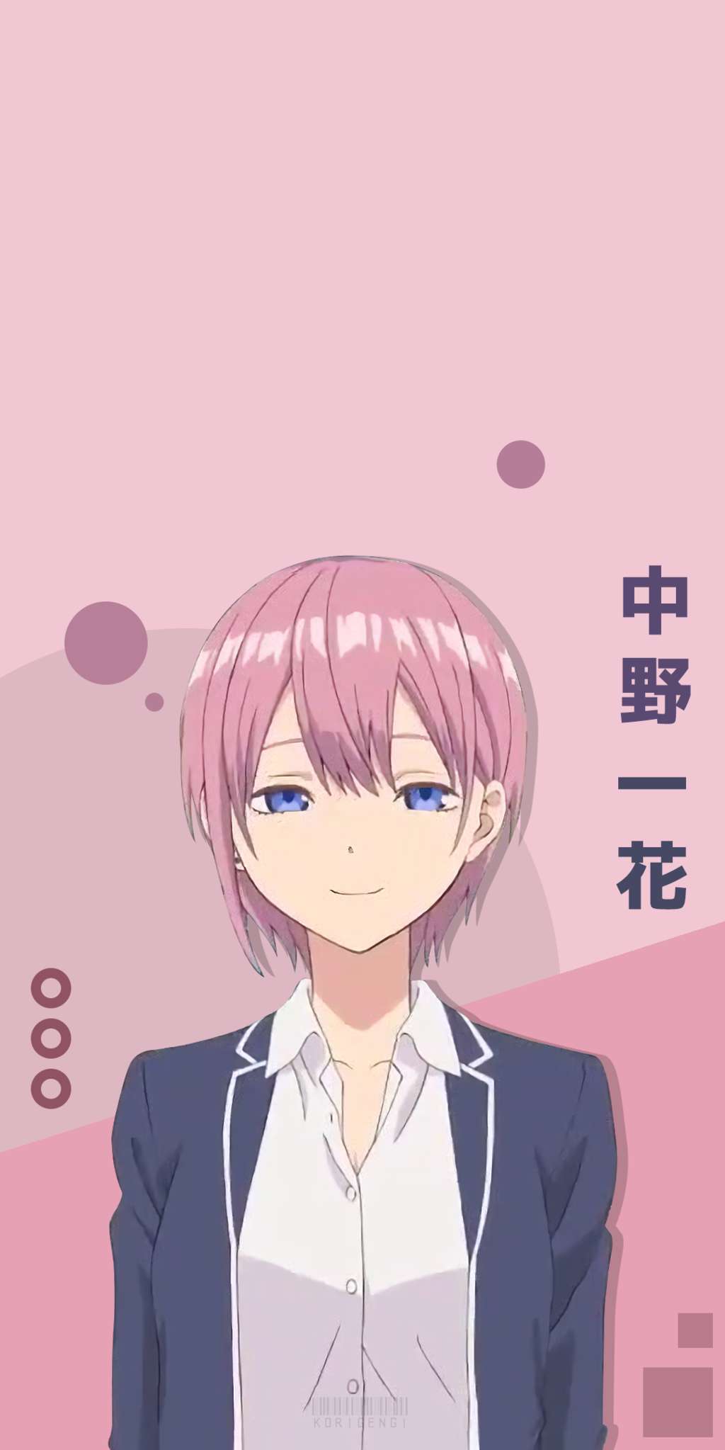 1024x2047 Ichika Nakano (The Quintessential Quintuplets). Serarinne Download Anime Girl Wallpaper