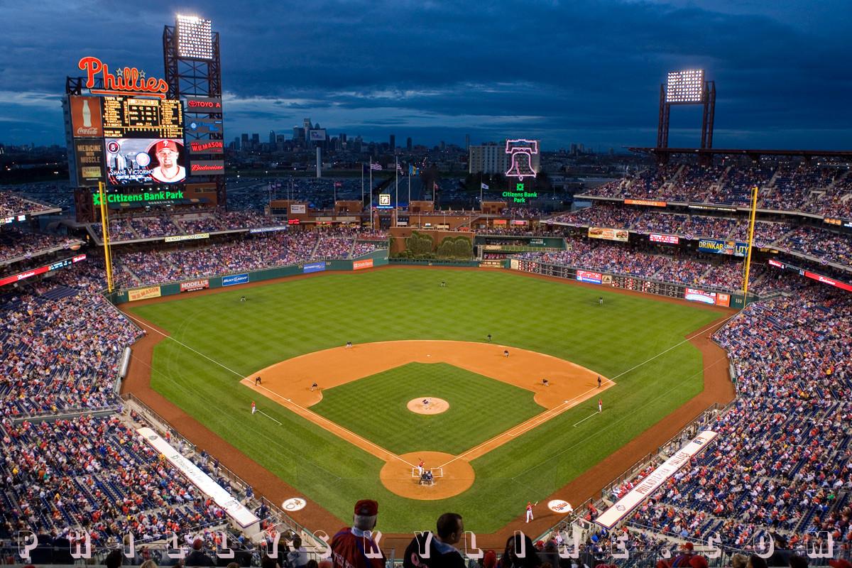 Download wallpapers Citizens Bank Park, baseball stadium, USA,  Philadelphia, Philadelphia Phillies, MLB, Major League Baseball for desktop  free. Pictures for de…