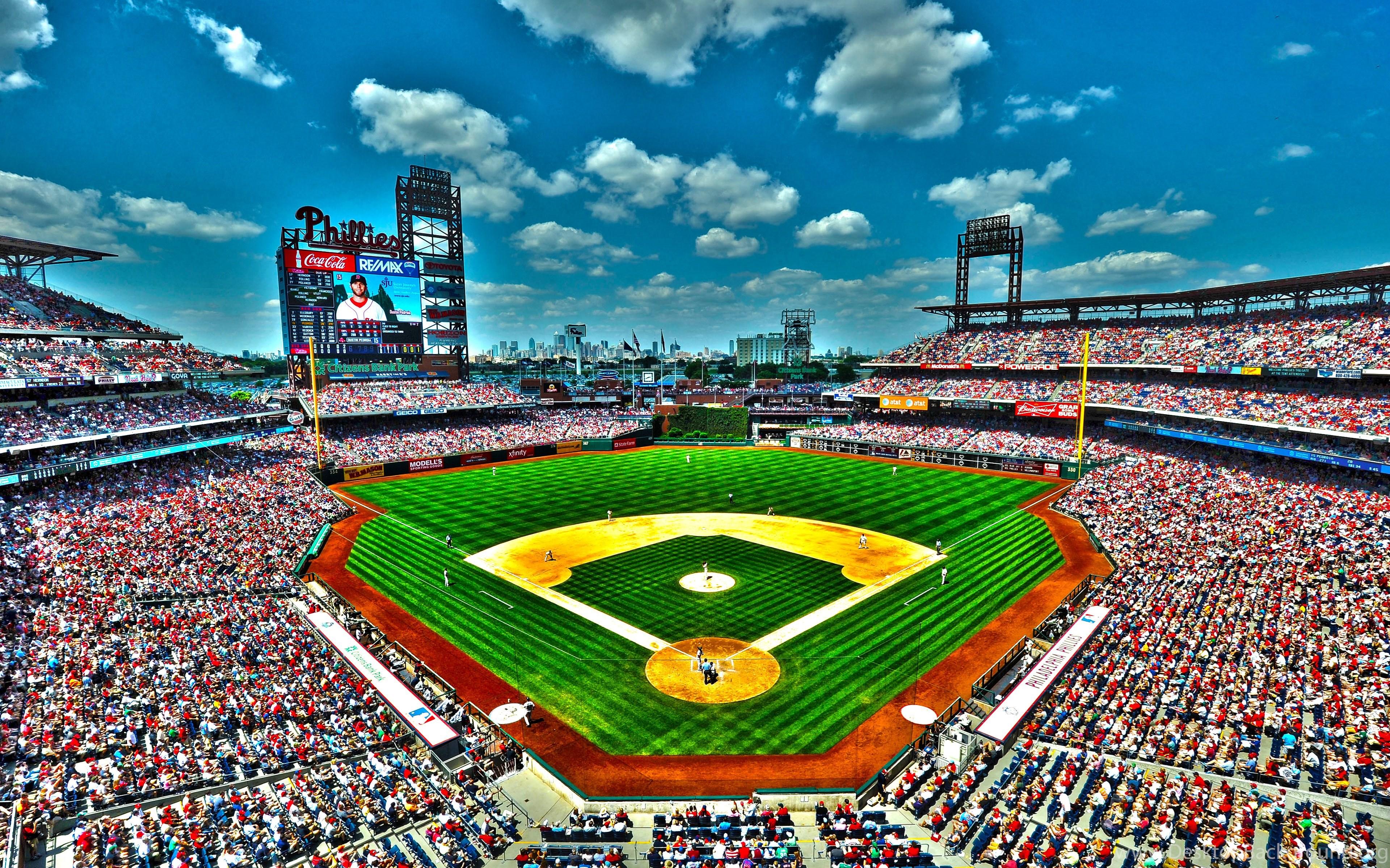 3840x2400 Philadelphia Phillies Ballpark Citizens Bank Park, Pennsylvania. Desktop Background