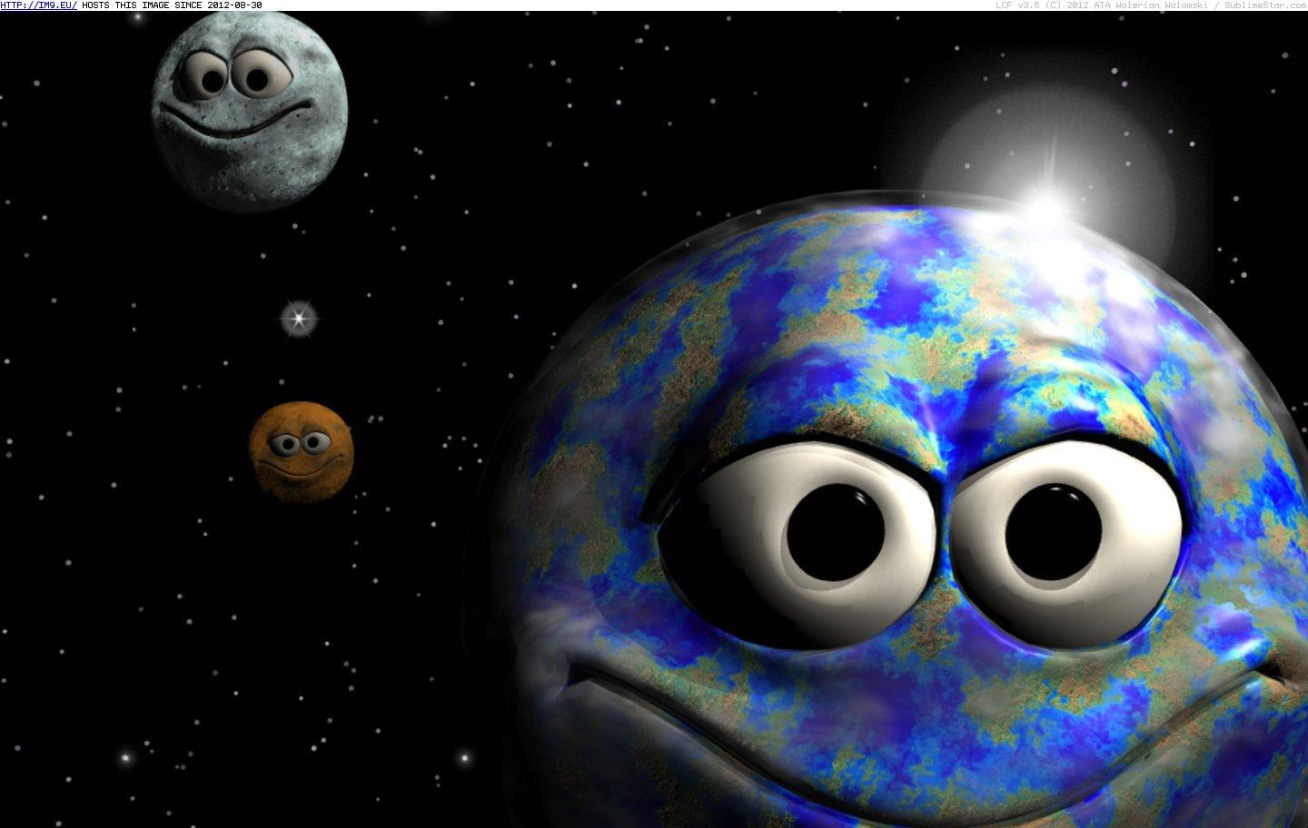 1440x912 9 Planets Wallpaper