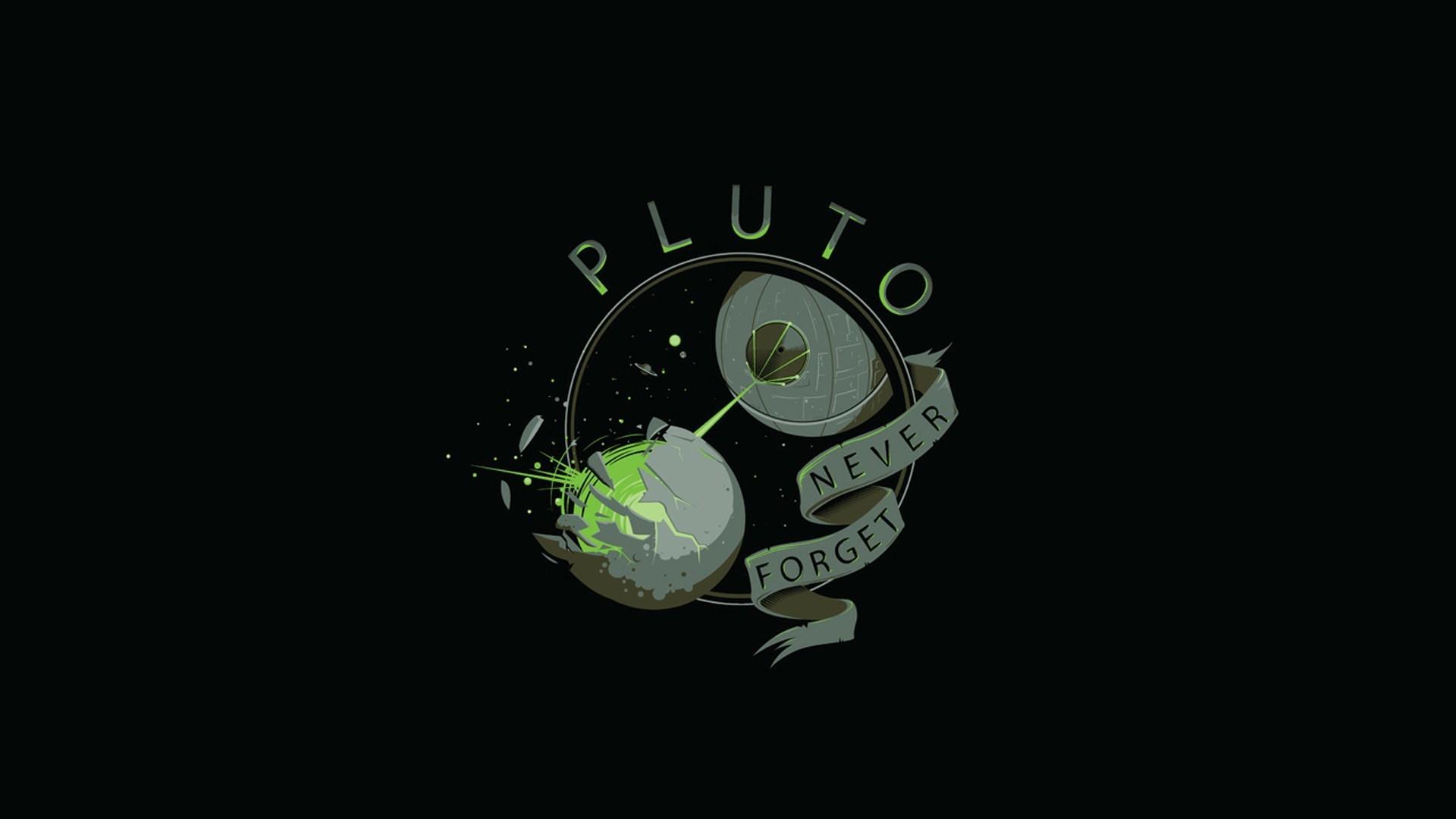 1920x1080 1920x1080 minimalism pluto star wars humor simple background space wallpaper JPG 89 kB