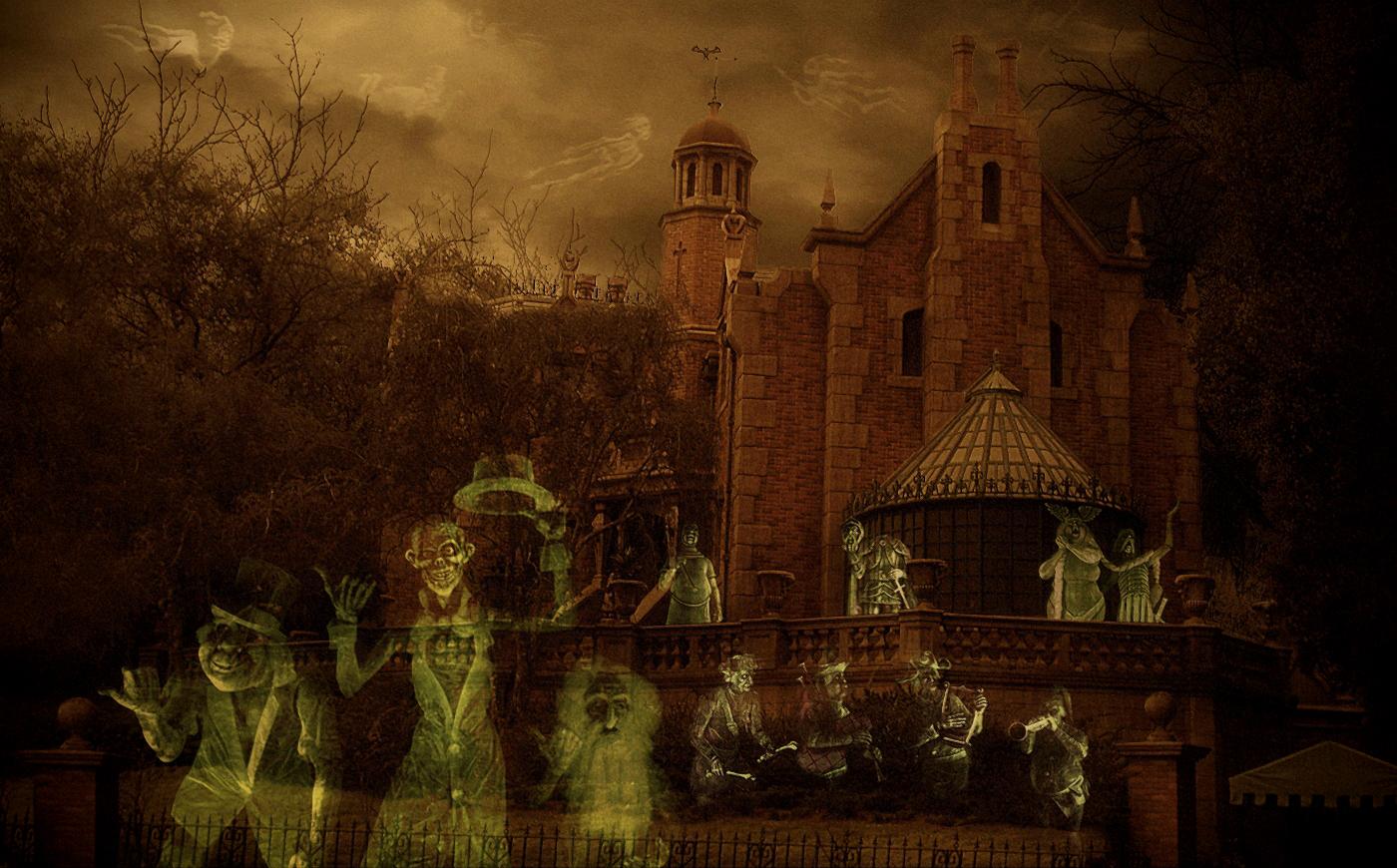 1400x870 Disney World Haunted Mansion Wallpaper