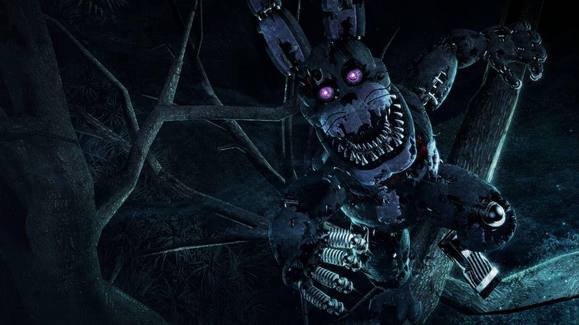 1192x670 NIGHTMARE BONNIE. Freddy's nightmares, Fnaf wallpaper, Fnaf freddy