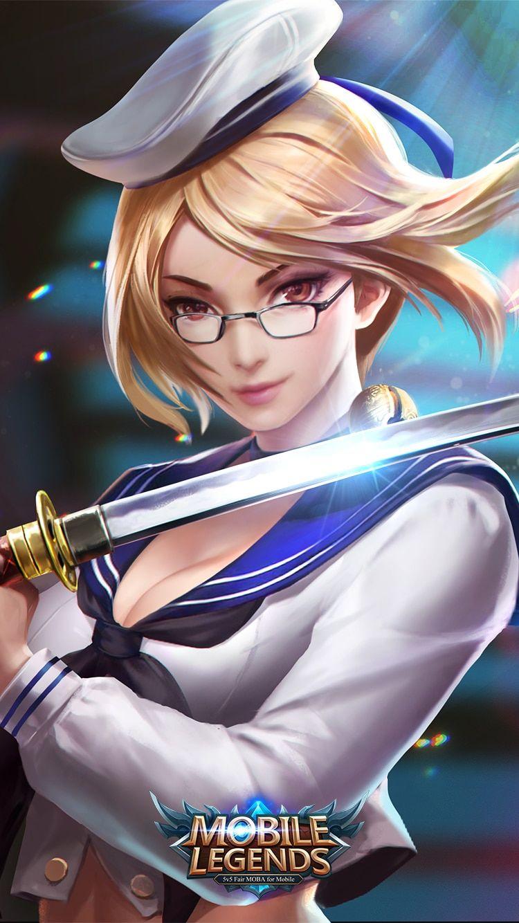 750x1334 GG. Mobile legend wallpaper, Alucard mobile legends, Mobile legends