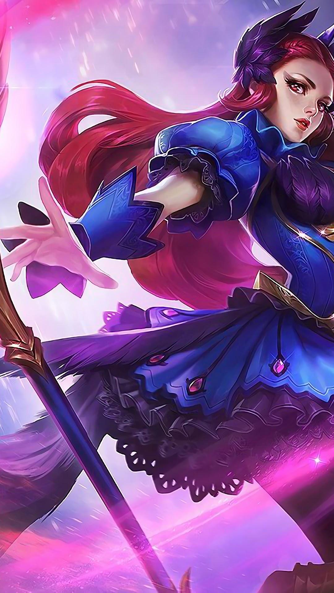 1080x1920 Odette, Black Swan, Skin, Mobile Legends phone HD Wallpaper, Image, Background, Photo and Picture. Mocah HD Wallpaper
