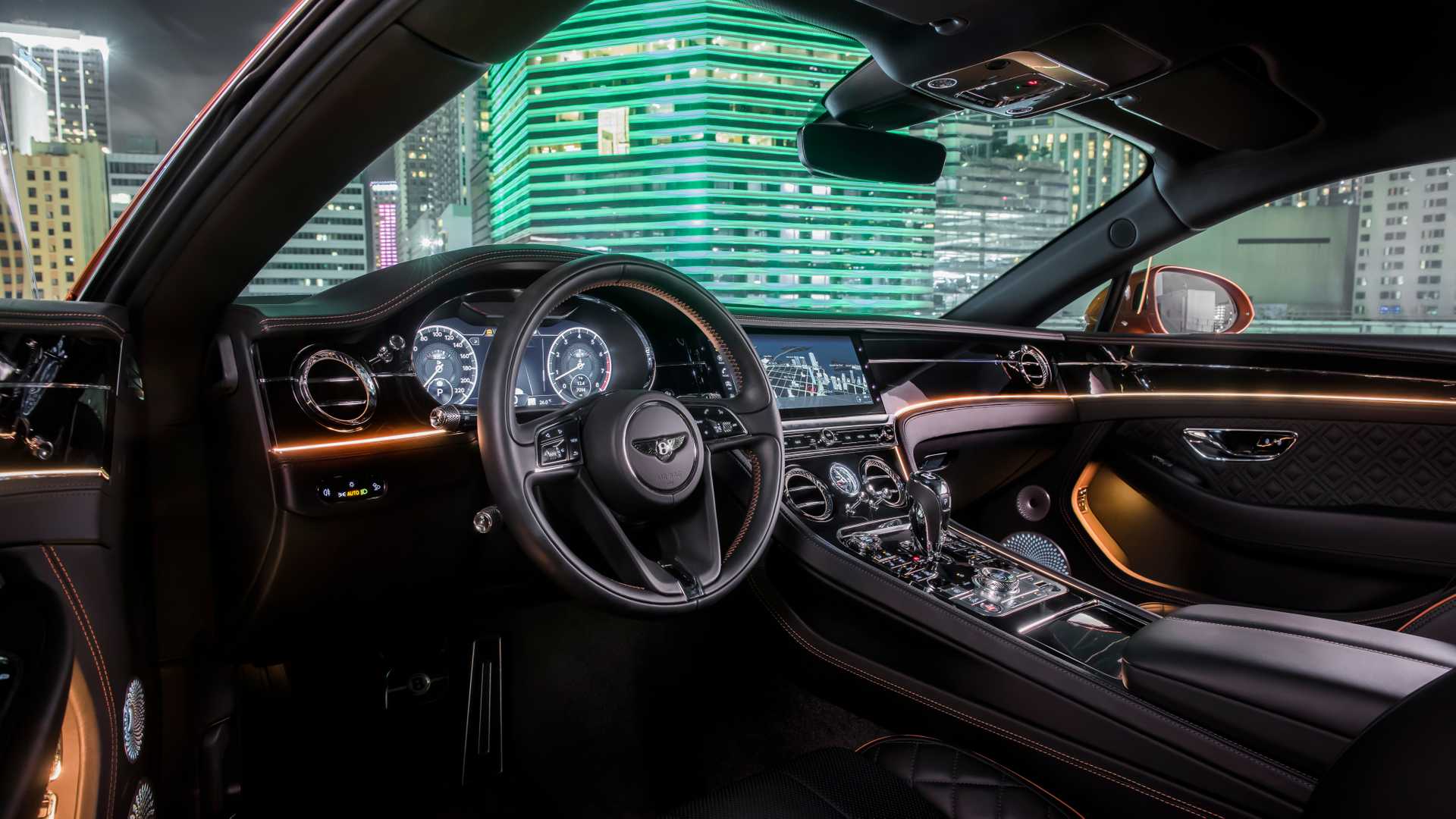 1920x1080 Bentley Continental GT V8 Coupe Interior Wallpaper (135)
