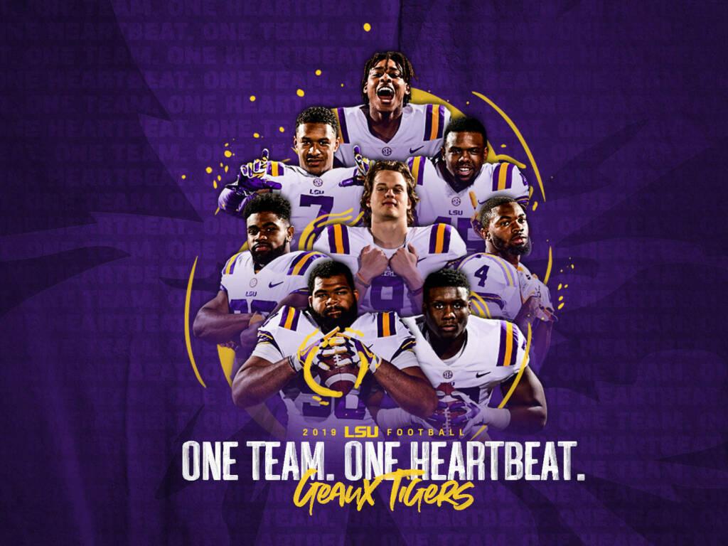 1024x768 2019 20 LSU Athletics Virtual Background, Covers, Lock Screens