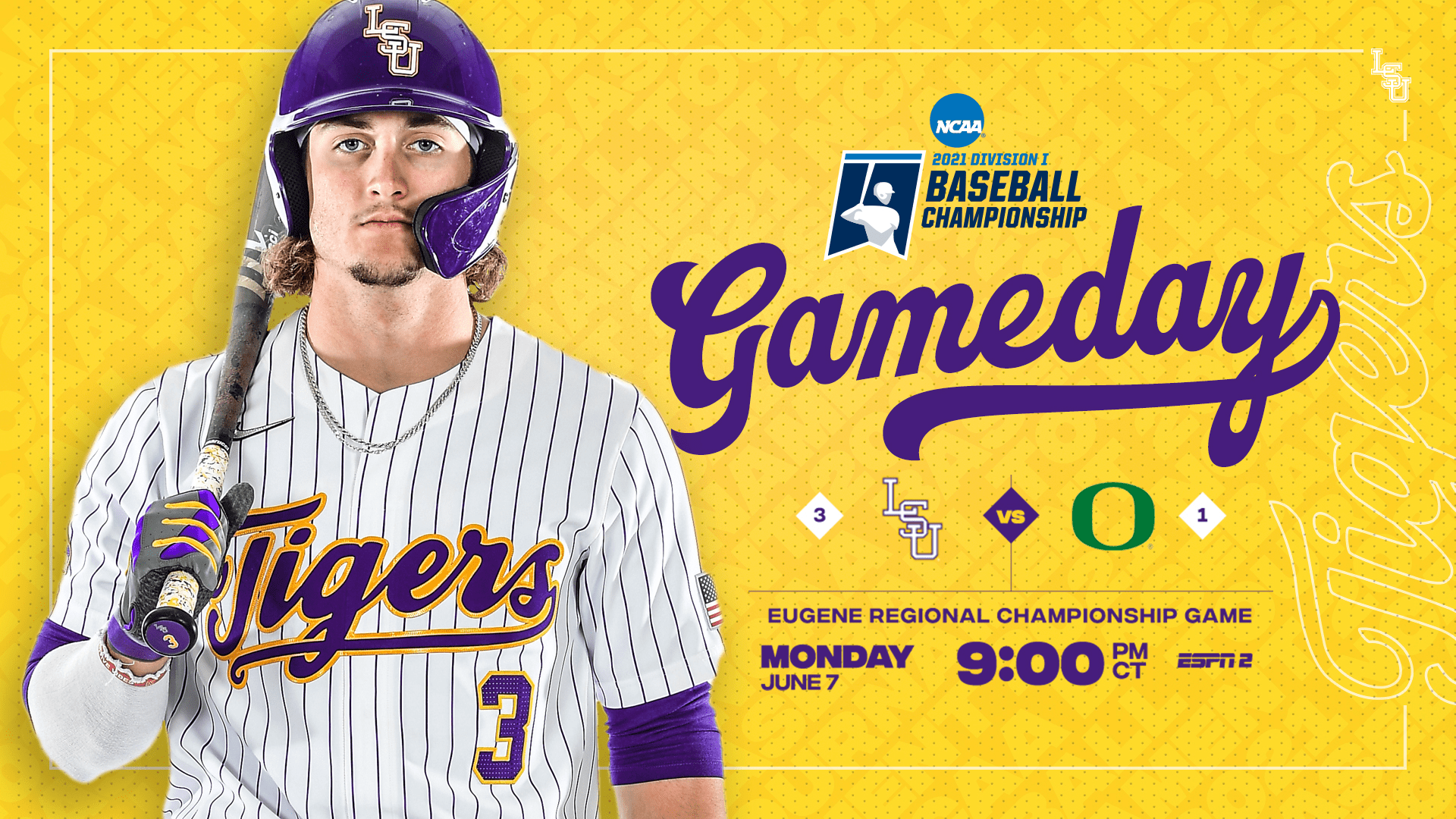 1920x1080 LSU Defeats Oregon, 4 1; Regional Final Monday At 9 P.m. CT