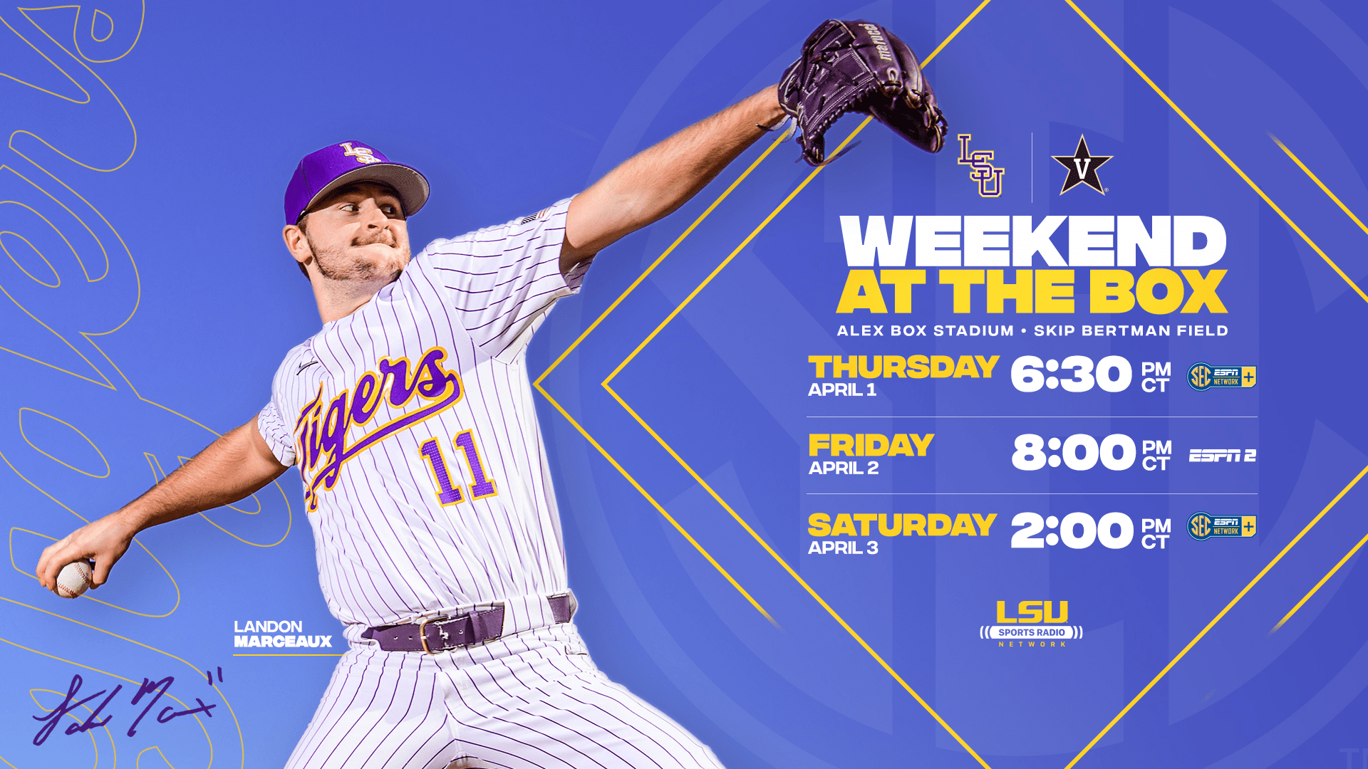 1920x1080 Tigers Open Series Thursday vs. Vanderbilt