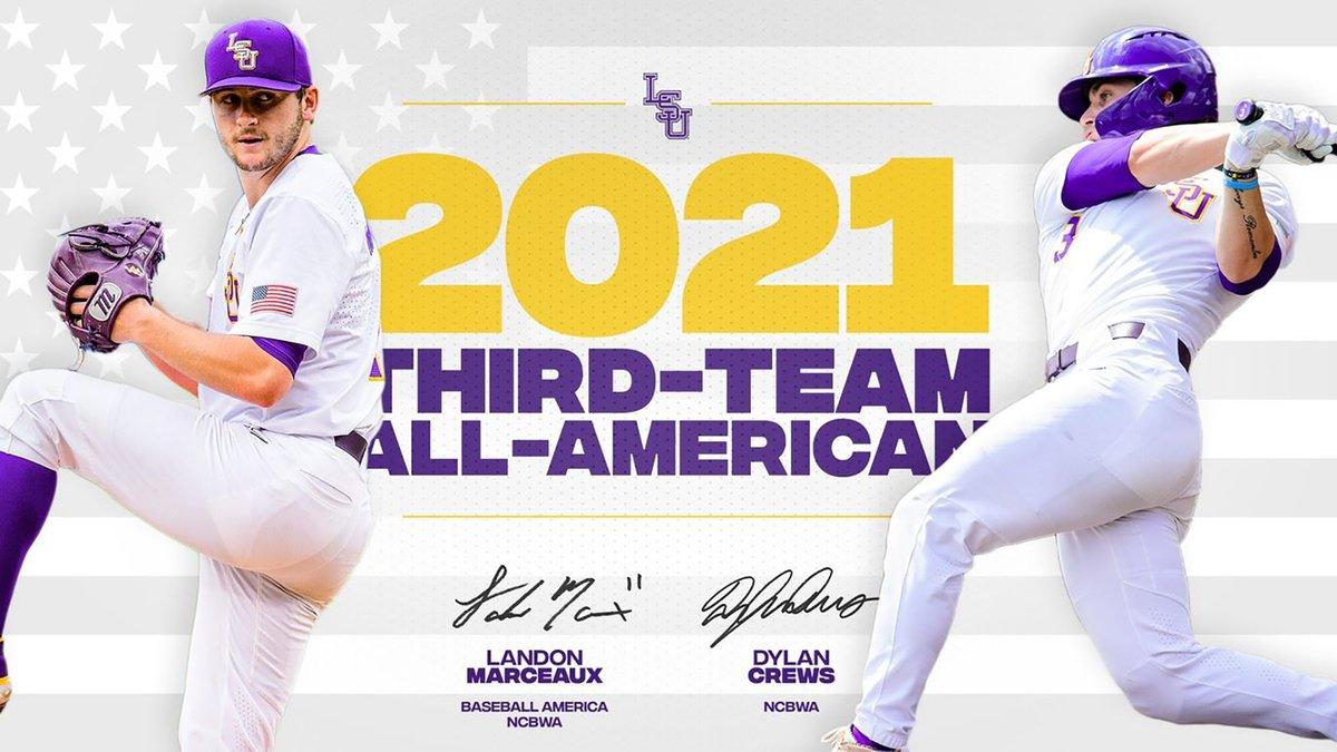 1200x675 LSU's Marceaux, Crews Earn All America Honors