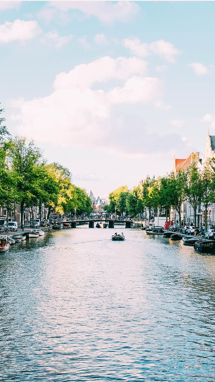736x1308 iPhone Xs Wallpaper Of The Most Beautiful City: Amsterdam