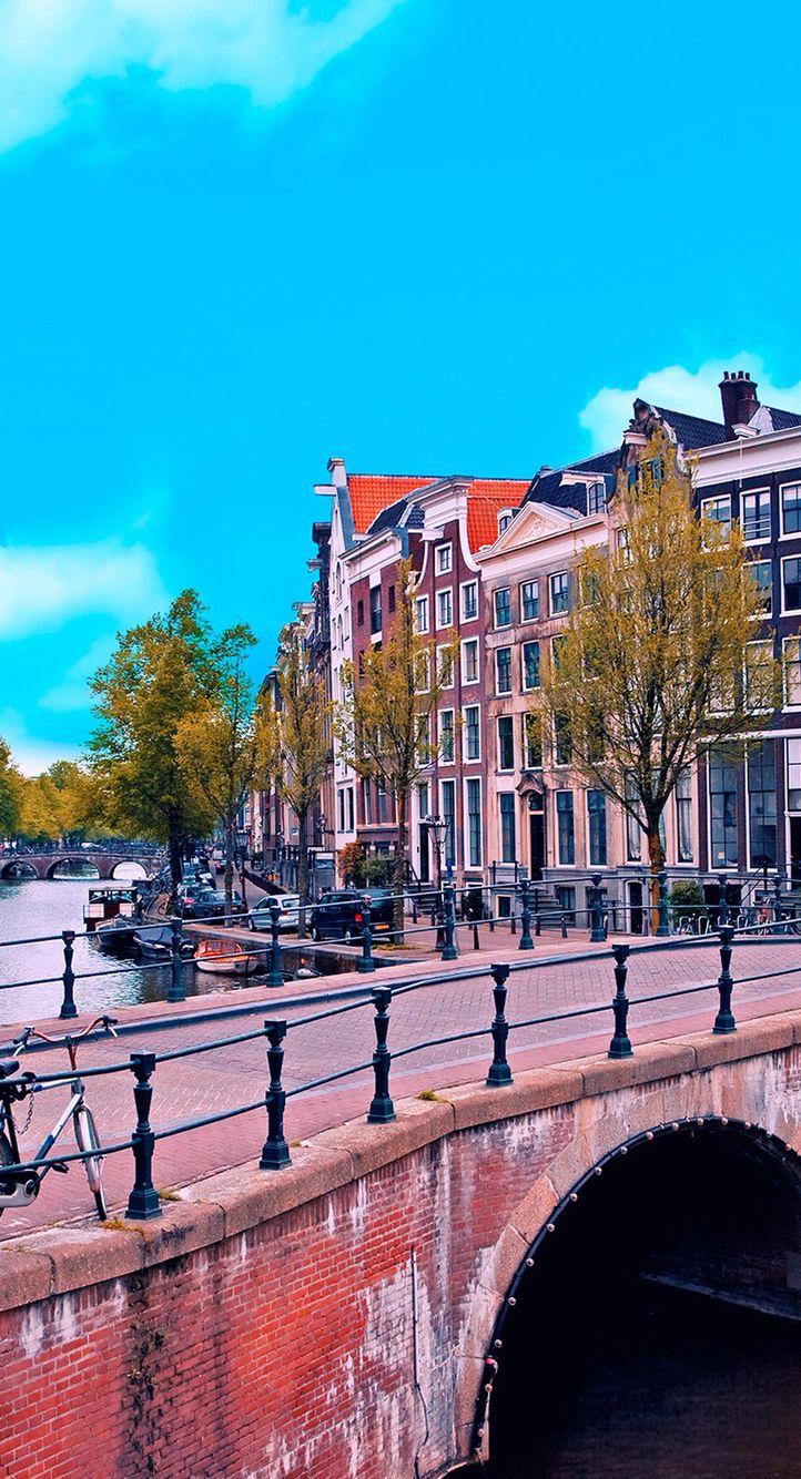 722x1334 Amsterdam. Phone background wallpaper, House styles, Phone background