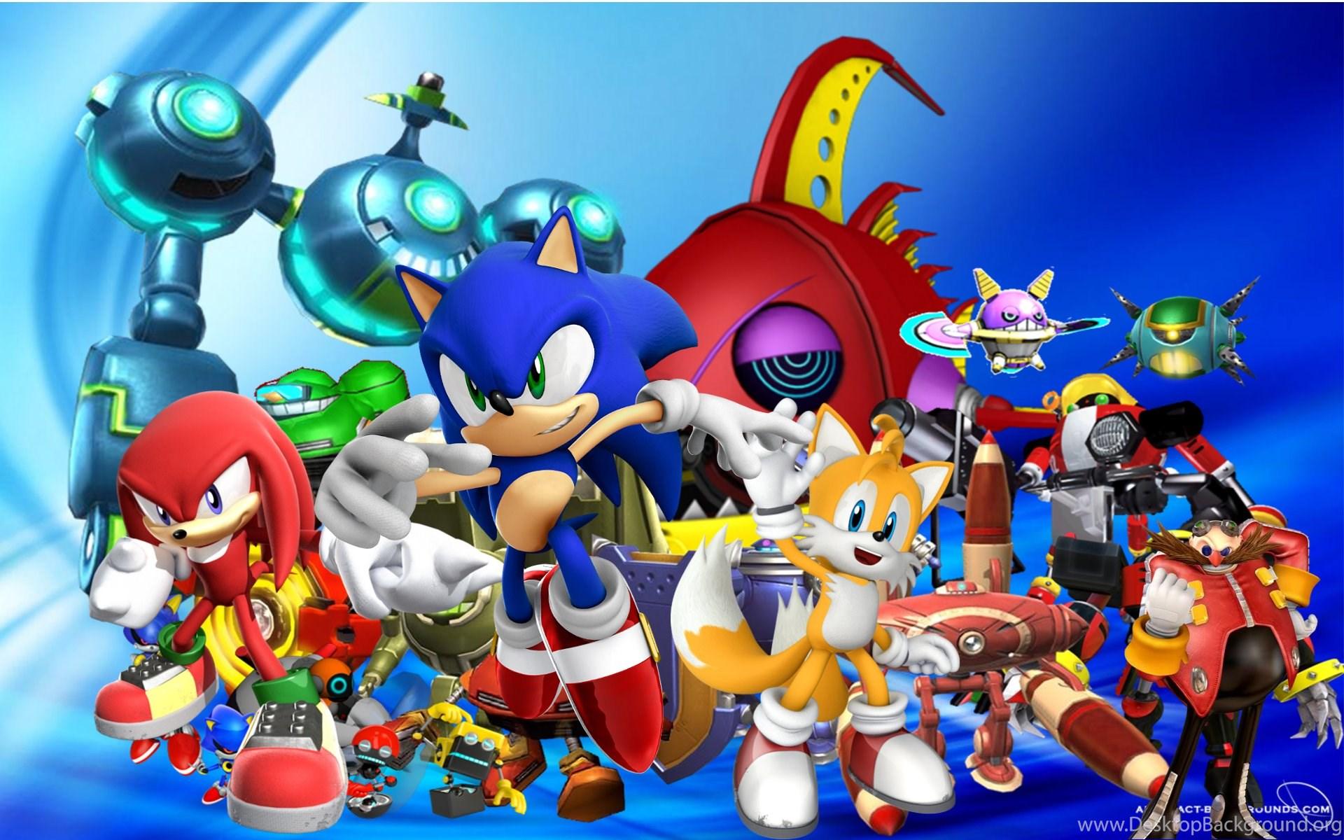 1920x1200 Colorful Sonic The Hedgehog Wallpaper Background For PC Desktop Background