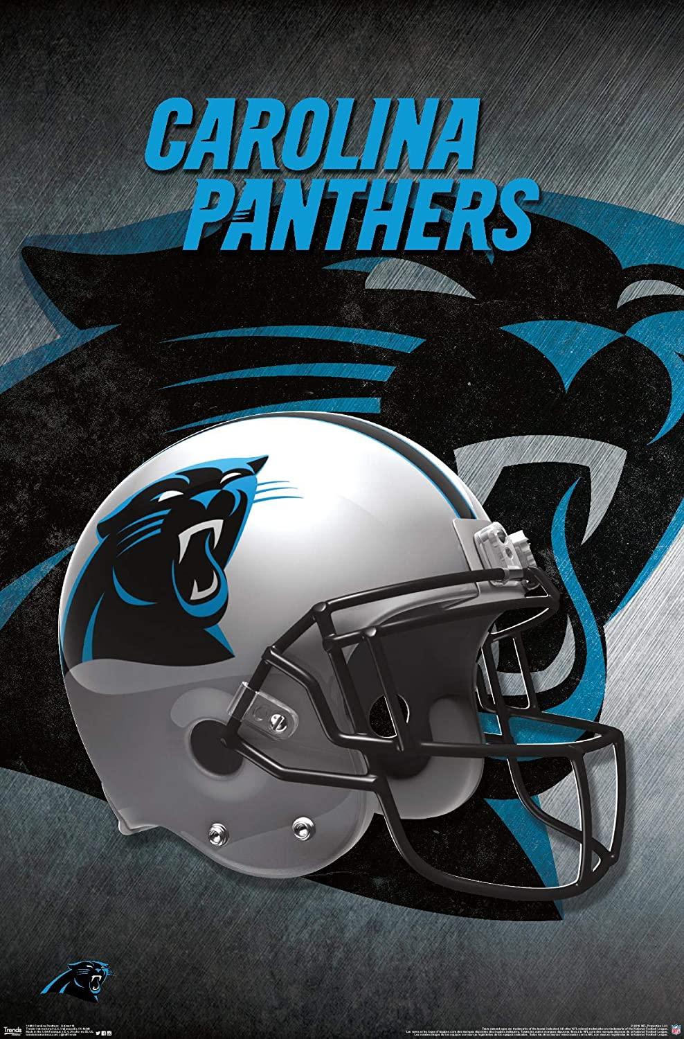988x1500 Trends International NFL Carolina Panthers 16 Wall Poster, 22.375 x Premium Unframed Version : Everything Else