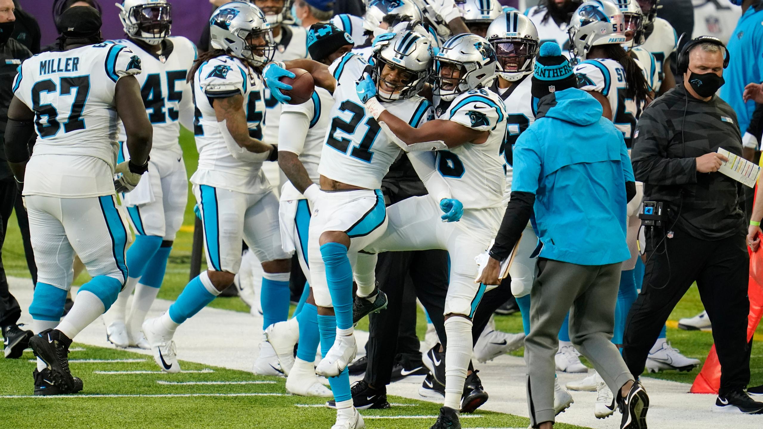 2560x1440 Chinn Makes NFL History, But Panthers Fall To Vikings 28 27