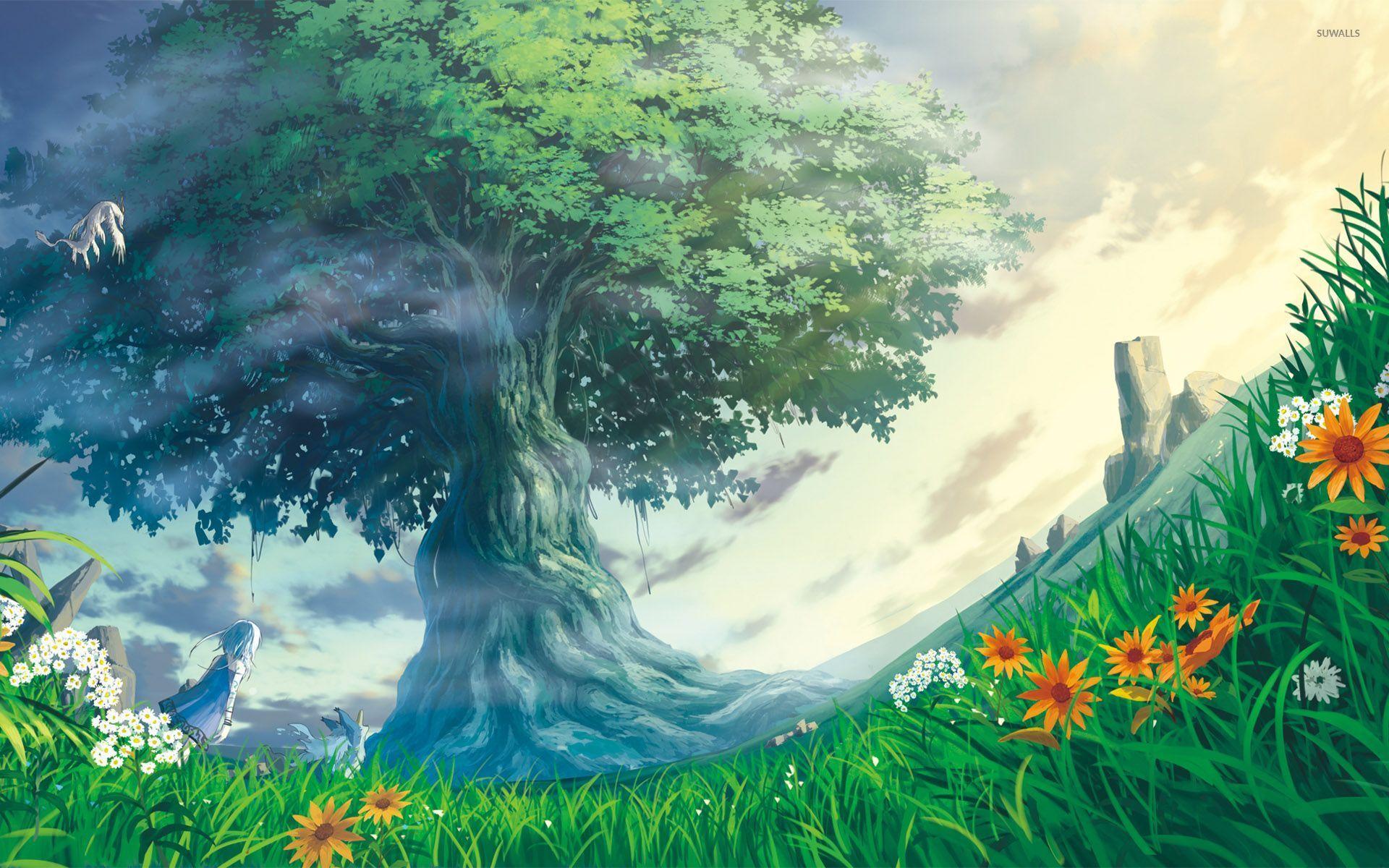 1920x1200 Tree Of Life Anime HD Wallpaper