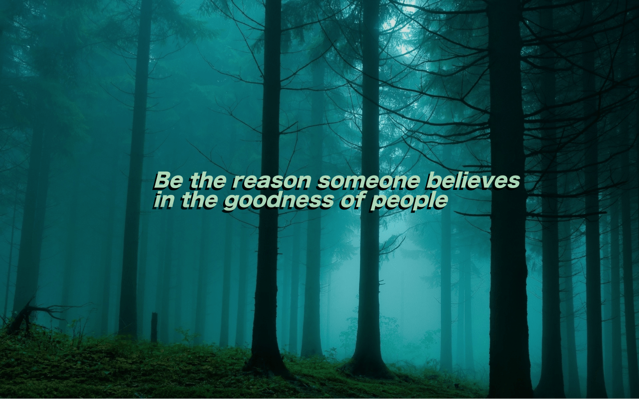 1280x800 Aesthetic Laptop Forest Wallpaper