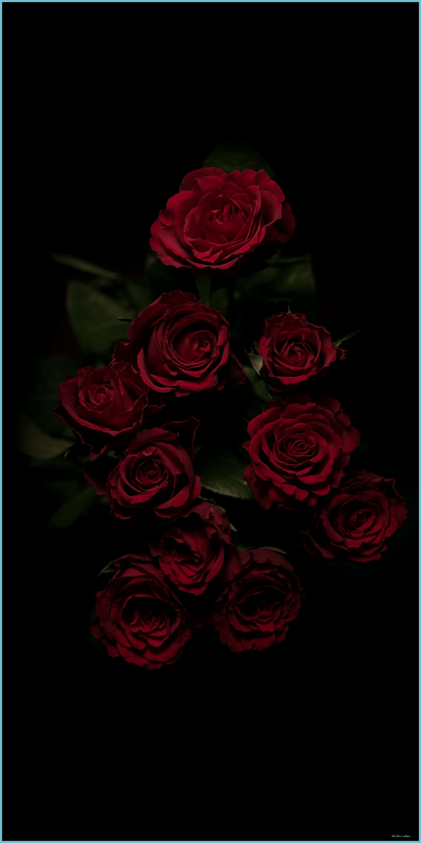 1396x2793 Flower Aesthetic Dark Wallpaper Flower Wallpaper