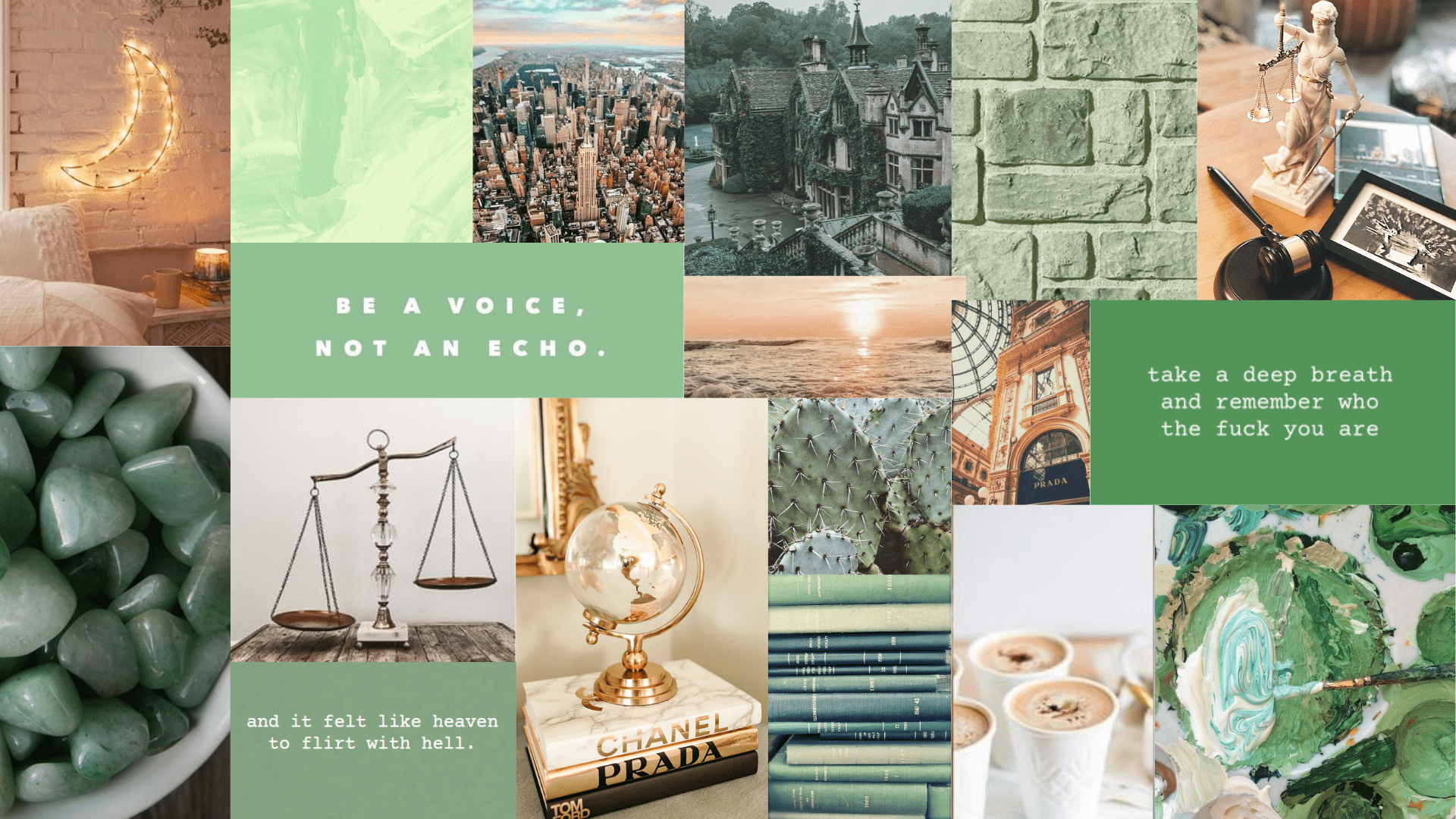 1920x1080 Laptop Sage Green Aesthetic Desktop Wallpaper