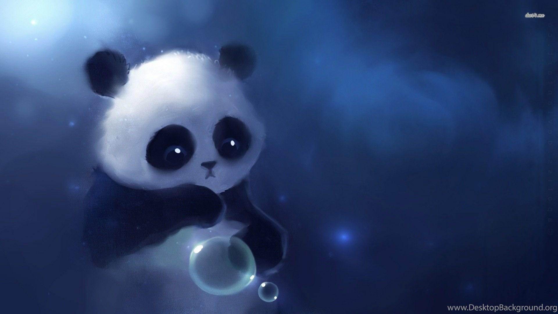 1920x1080 Cute Panda Background Desktop Background
