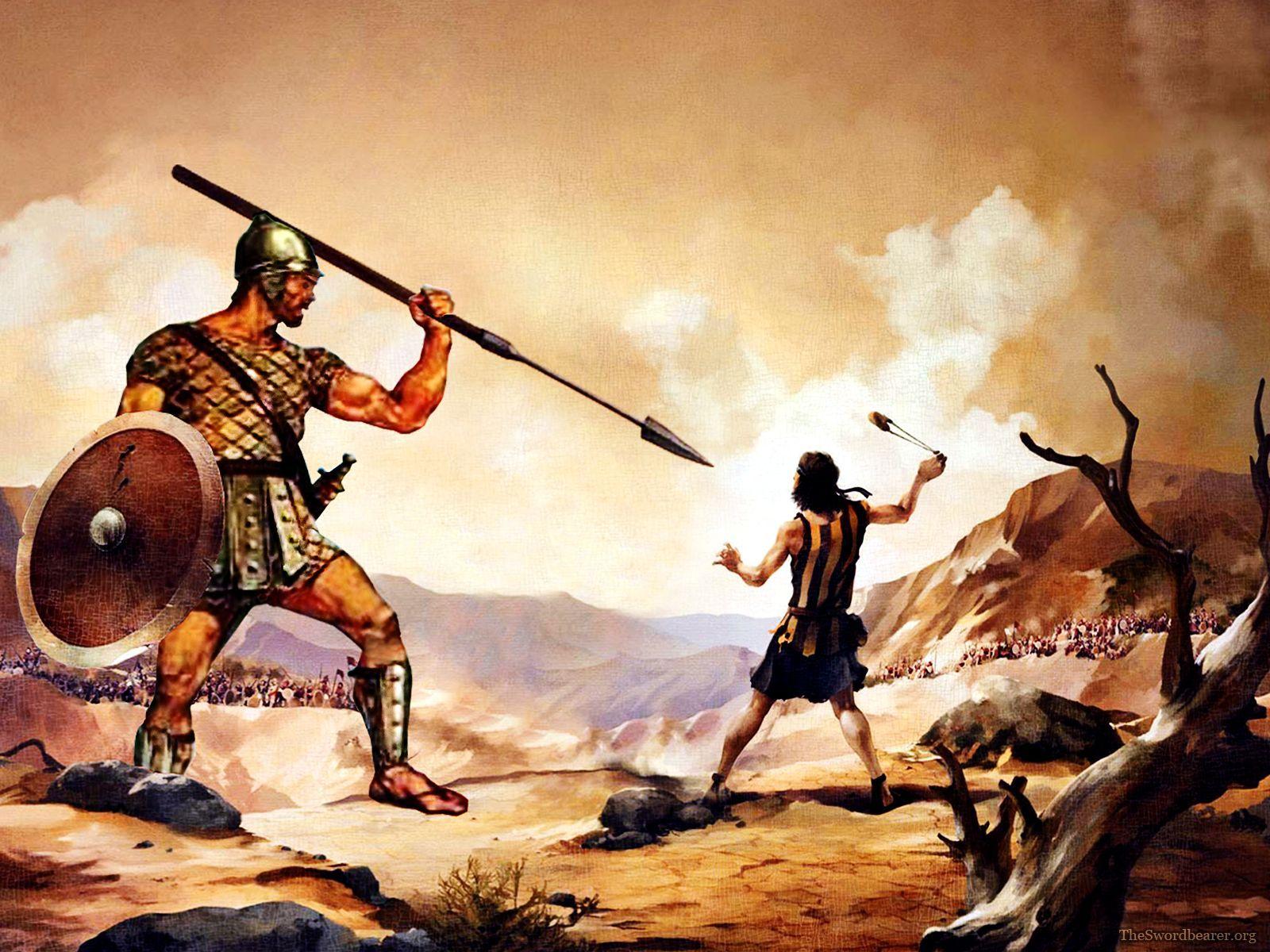 1600x1200 David And Goliath Wallpaper /david And