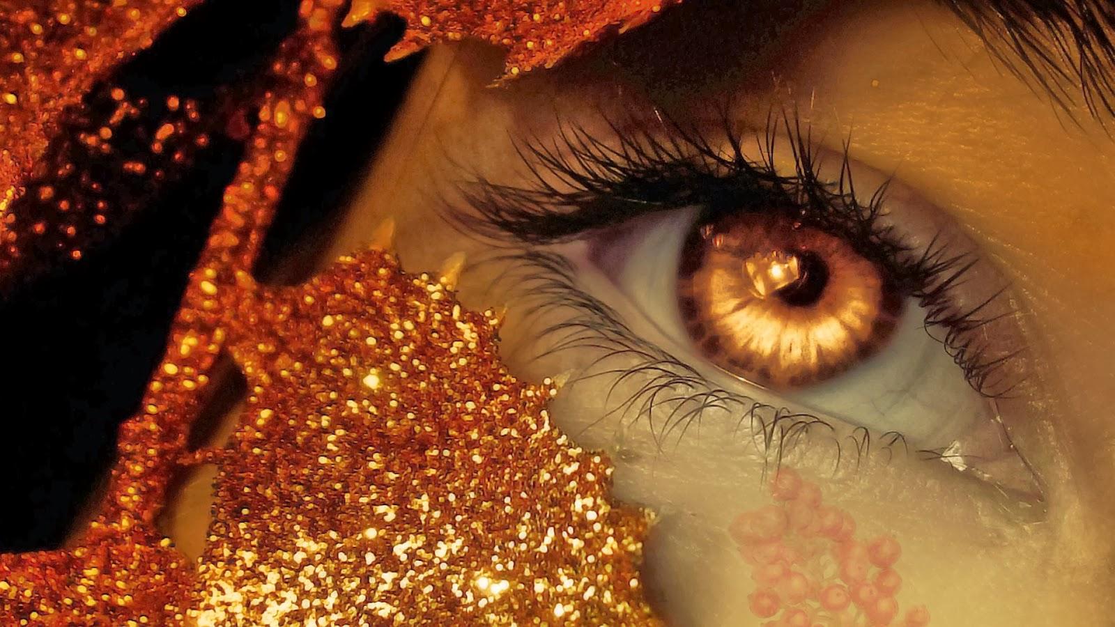 1600x900 Fantasy Golden Eyes