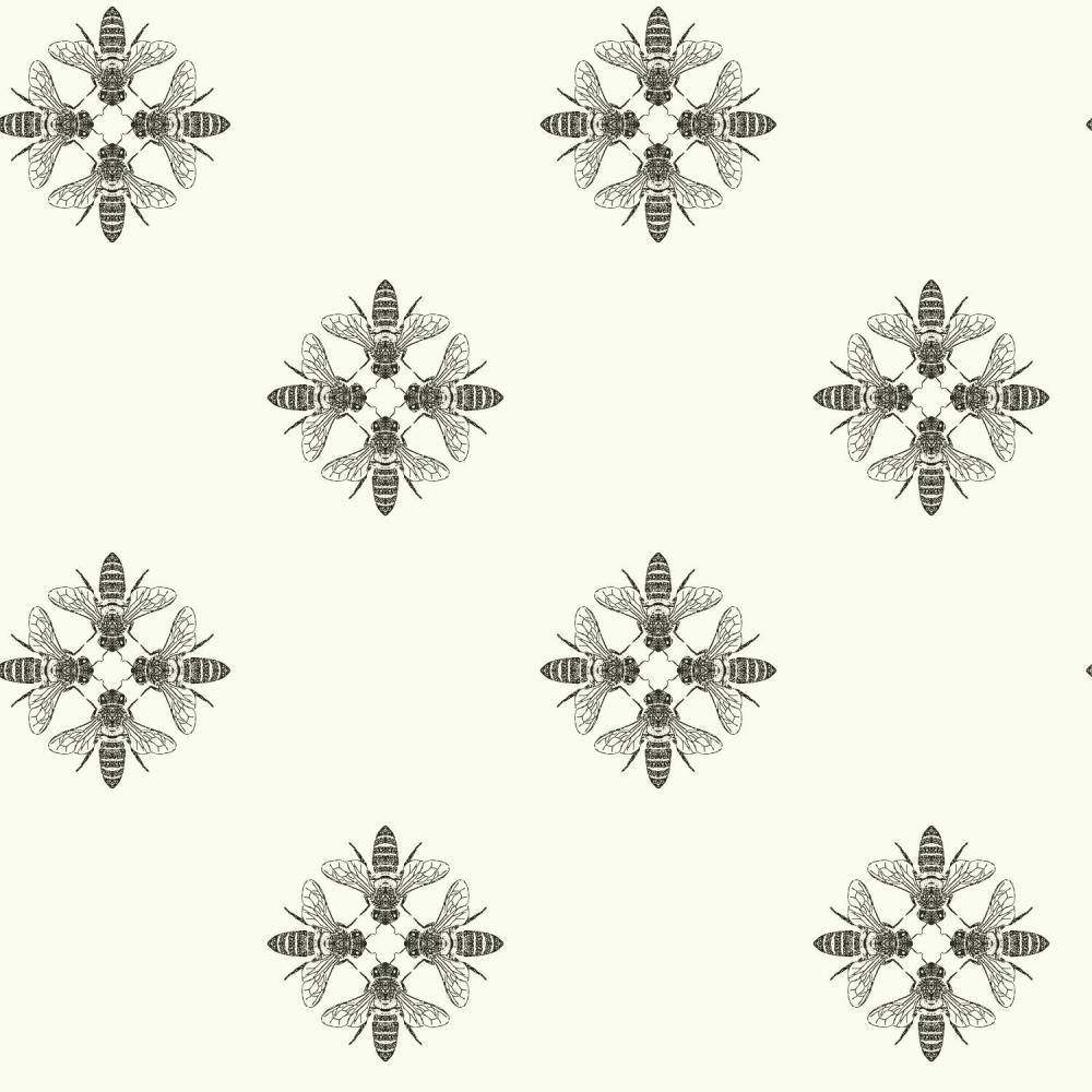 1000x1000 York Wallcoverings Outdoors In 56 Sq Ft Black And White Paper Polka Dot Prepasted Soak And Hang Wallpaper In The Wallpaper Department At