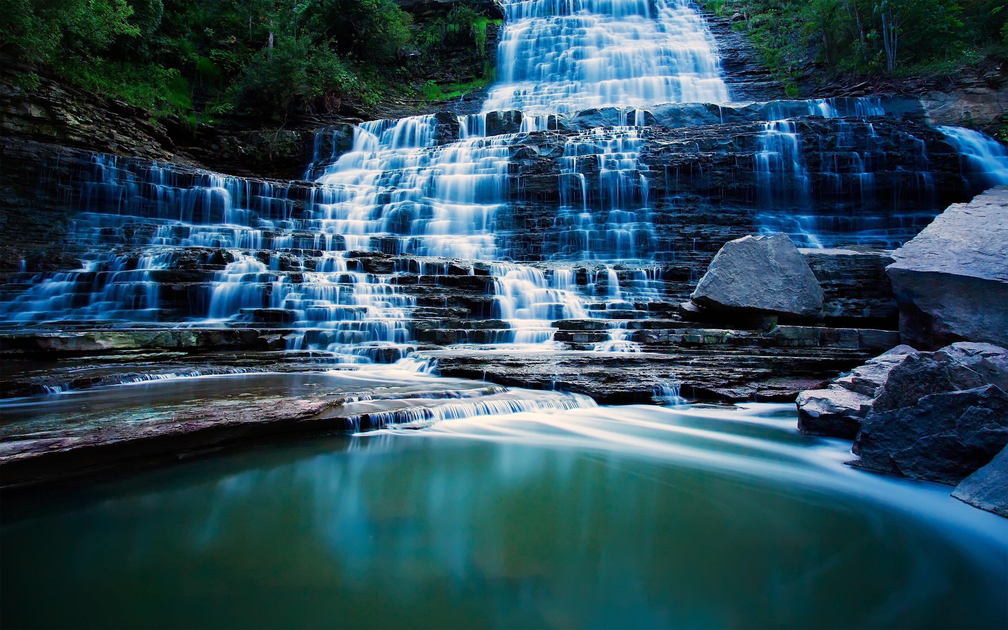 3840x2400 Water Landscapes Nature Forests Wallpaper