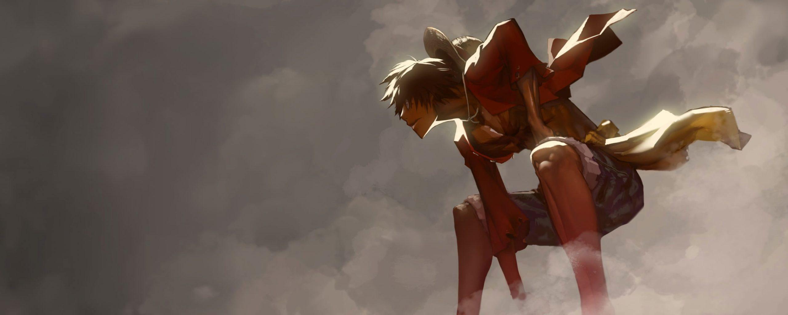 2560x1024 One Piece wallpaper, Monkey D. Luffy, anime boys, cloud, low angle view • Wallpaper For You HD Wallpaper For Desktop & Mobile