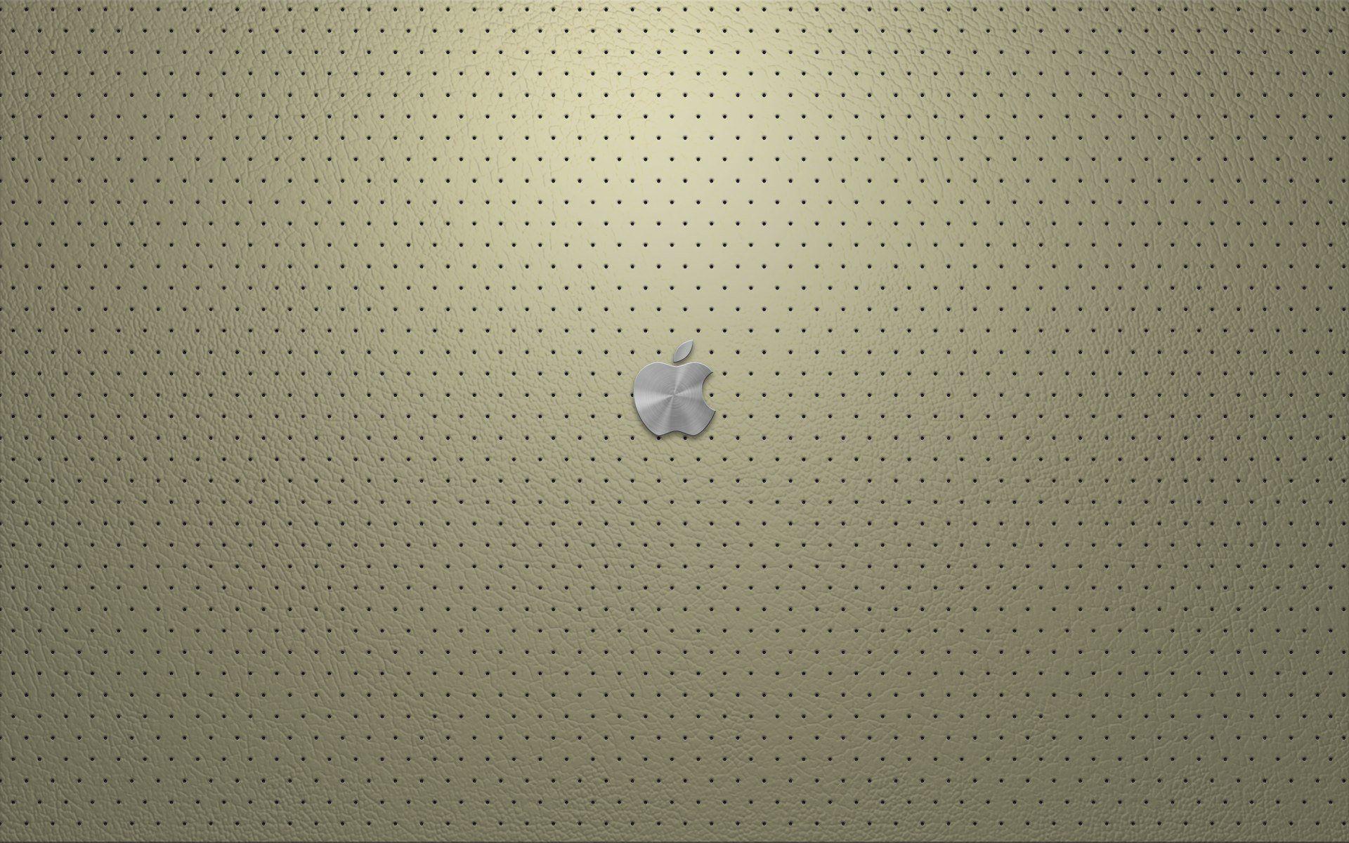 1920x1200 Free Download Leather Apple Wallpaper