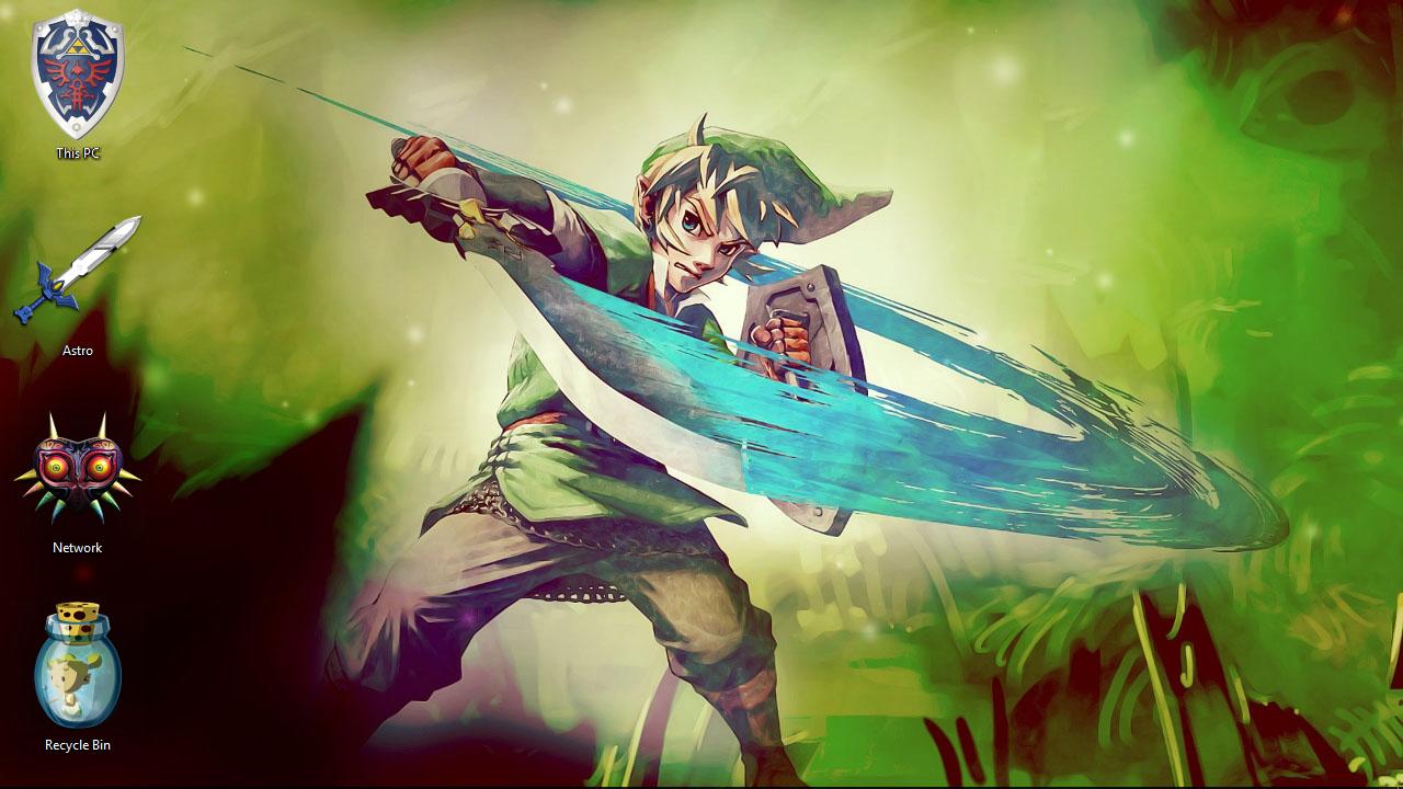 1280x720 4K wallpaper: Legend Of Zelda Desktop Wallpaper 1080p
