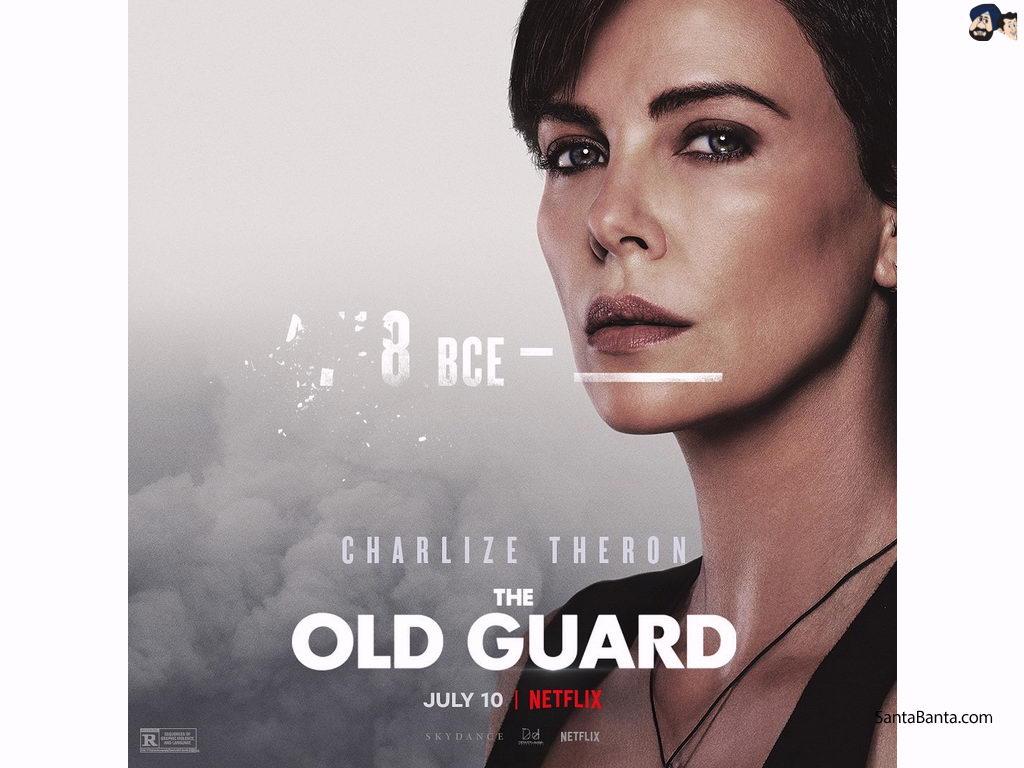 1024x768 CHarlize Theron in Netflix`s fantasy film `The Old Guard` (Release 10th, 2020)