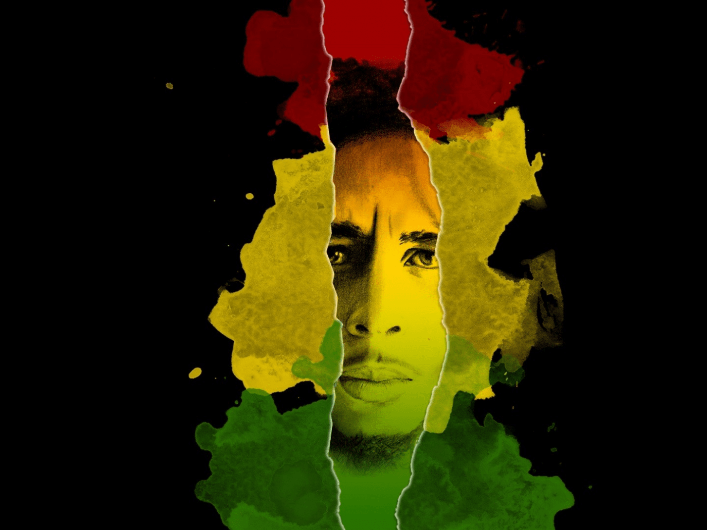 1400x1050 Download 1400x1050 Bob Marley, music, Jamaica, flag, singer Wallpaper