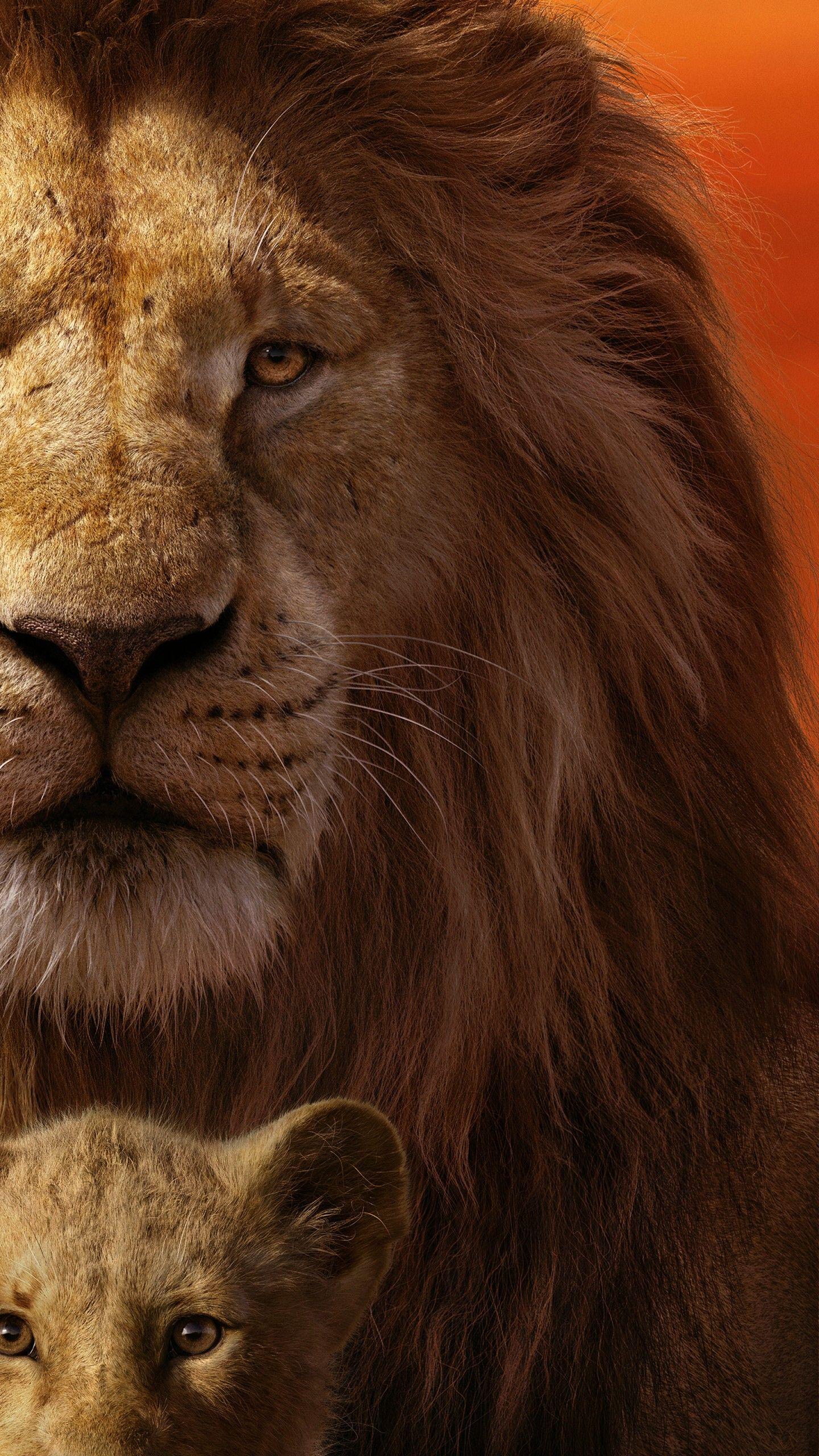 1440x2560 Simba And Mufasa The Lion King Wallpaper