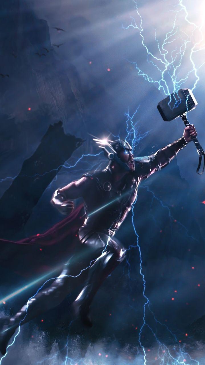 720x1280 Thor HD Mobile Wallpaper. Thor wallpaper, Marvel phone wallpaper, Avengers wallpaper