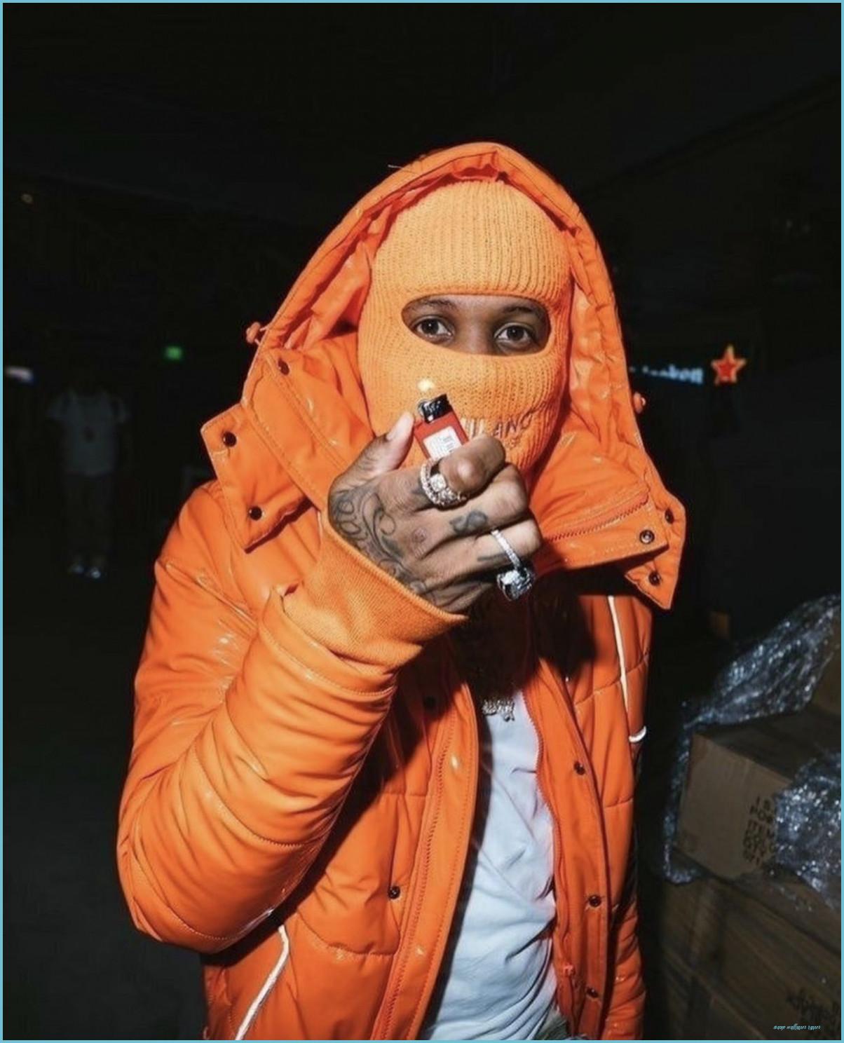 1204x1488 Ldnbarbiez In 10 Lil Durk, Retro Prints, Orange Aesthetic Wallpaper Rapper