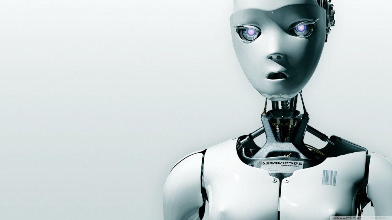 1366x768 Humanoid Robot Wallpaper