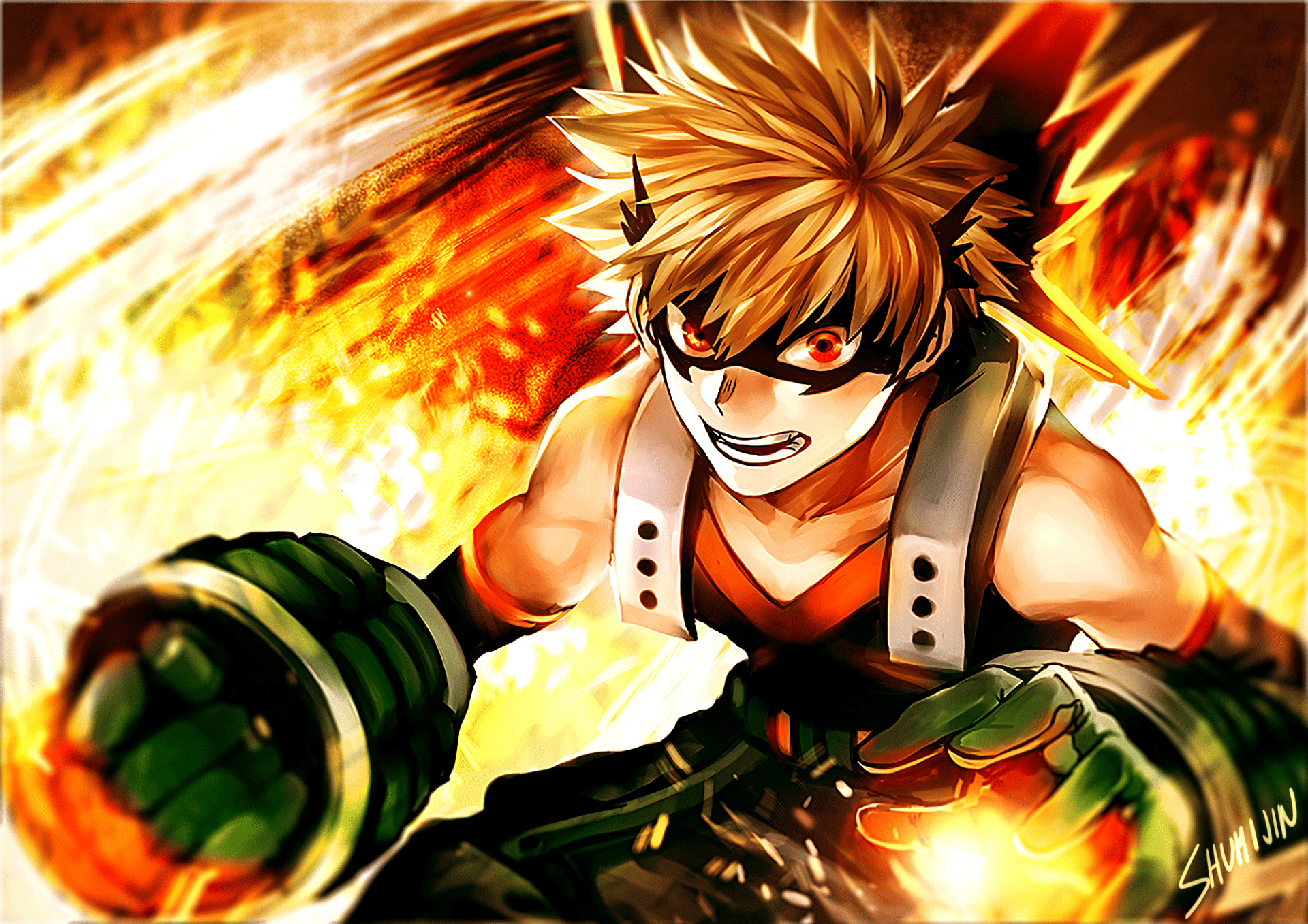 1920x1357 My Hero Academia Computer Bakugou Wallpaper