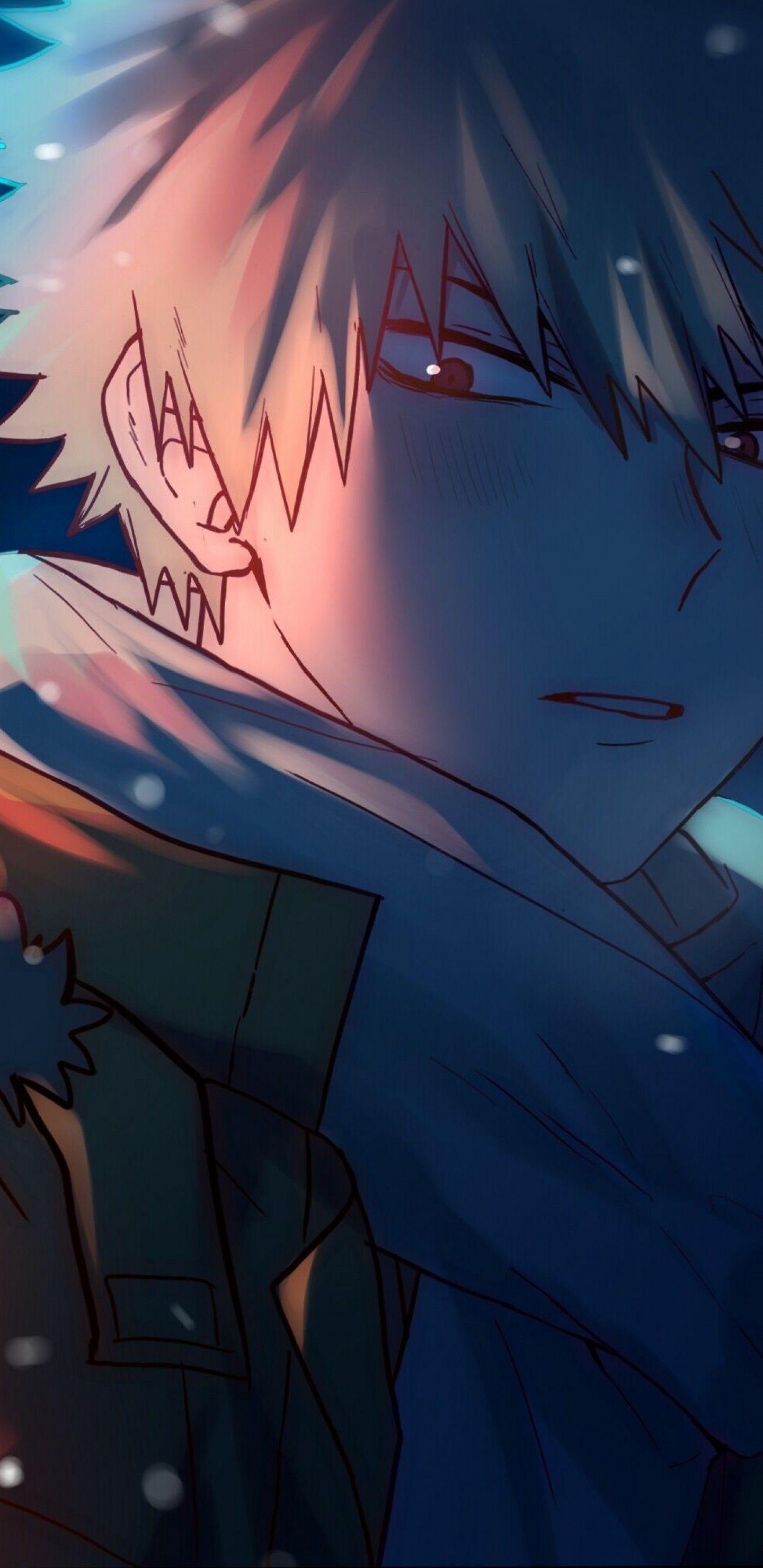 1440x2960 Bakugo Wallpaper
