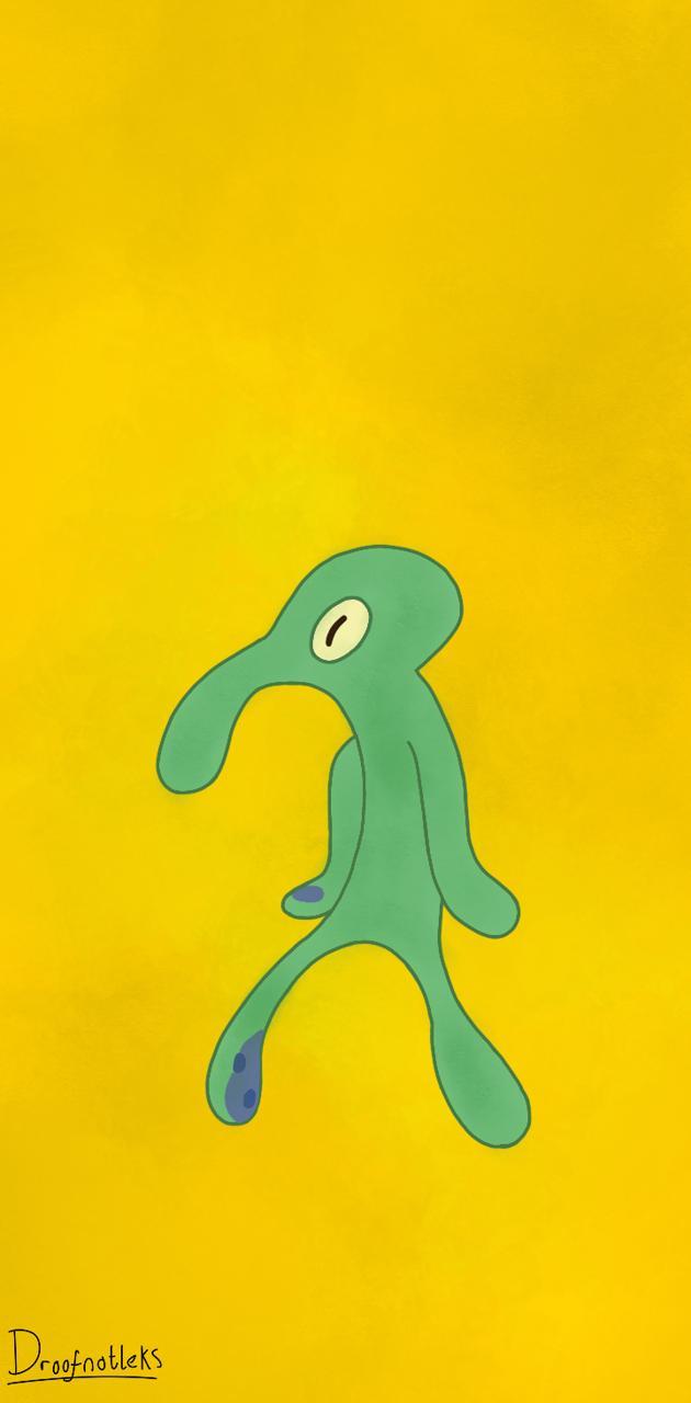 Sad Squidward, aesthetic, sad aesthetic, spongebob, HD phone wallpaper