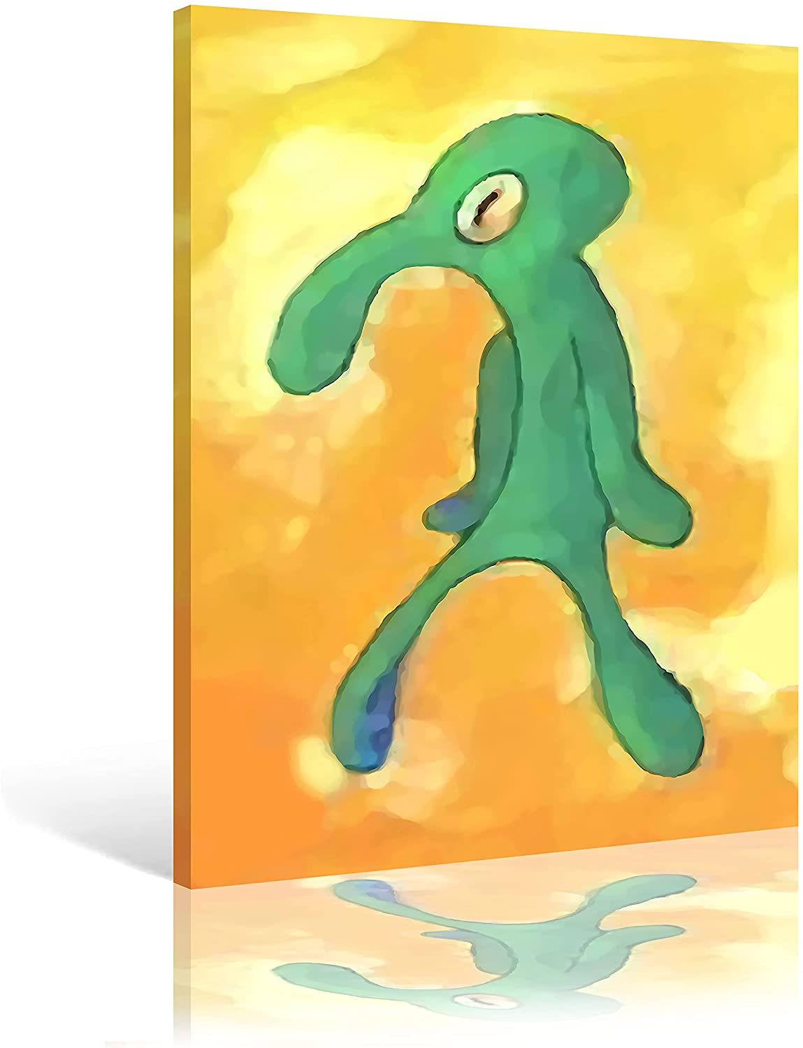 1149x1500 Classic Bold and Brash Painting Squidward Poster, Canvas Wall Art Print Home Bathroom Decor Framed Bedroom Office Living Room Small 8x12 Inches : Amazon.ca: Home
