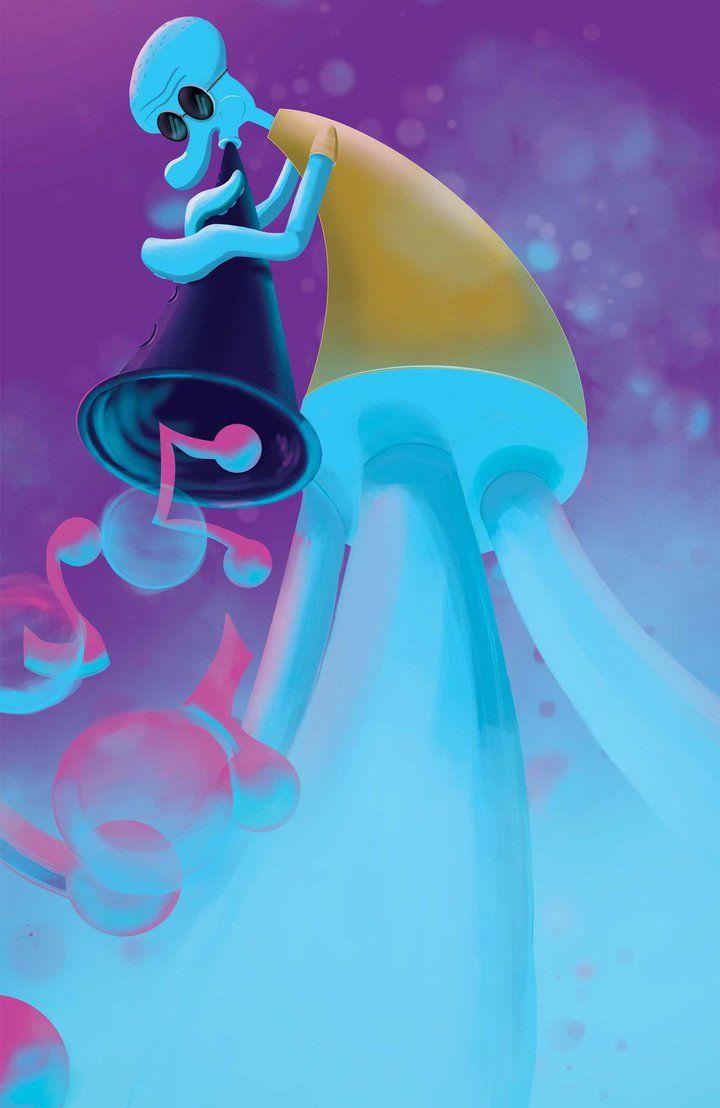 720x1108 Squidward Jam Sesh. Squidward art, Squidward, Spongebob drawings
