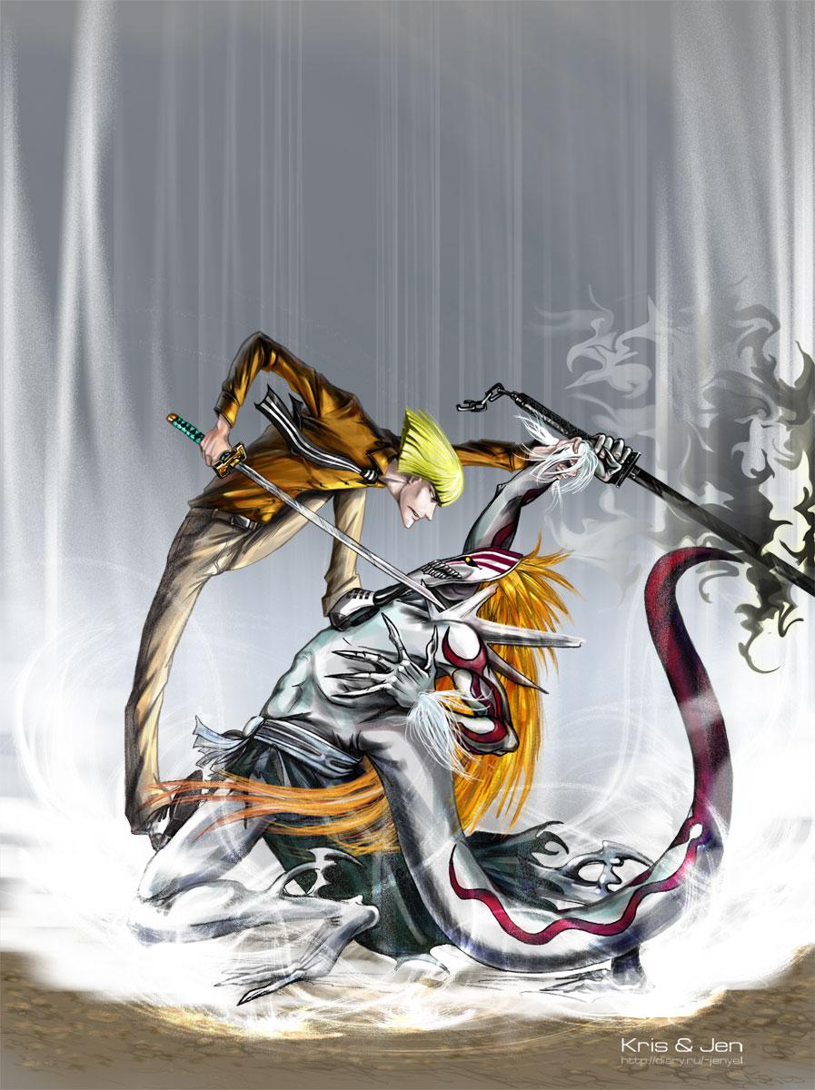 897x1200 Shinji and Ichigo Fan Art