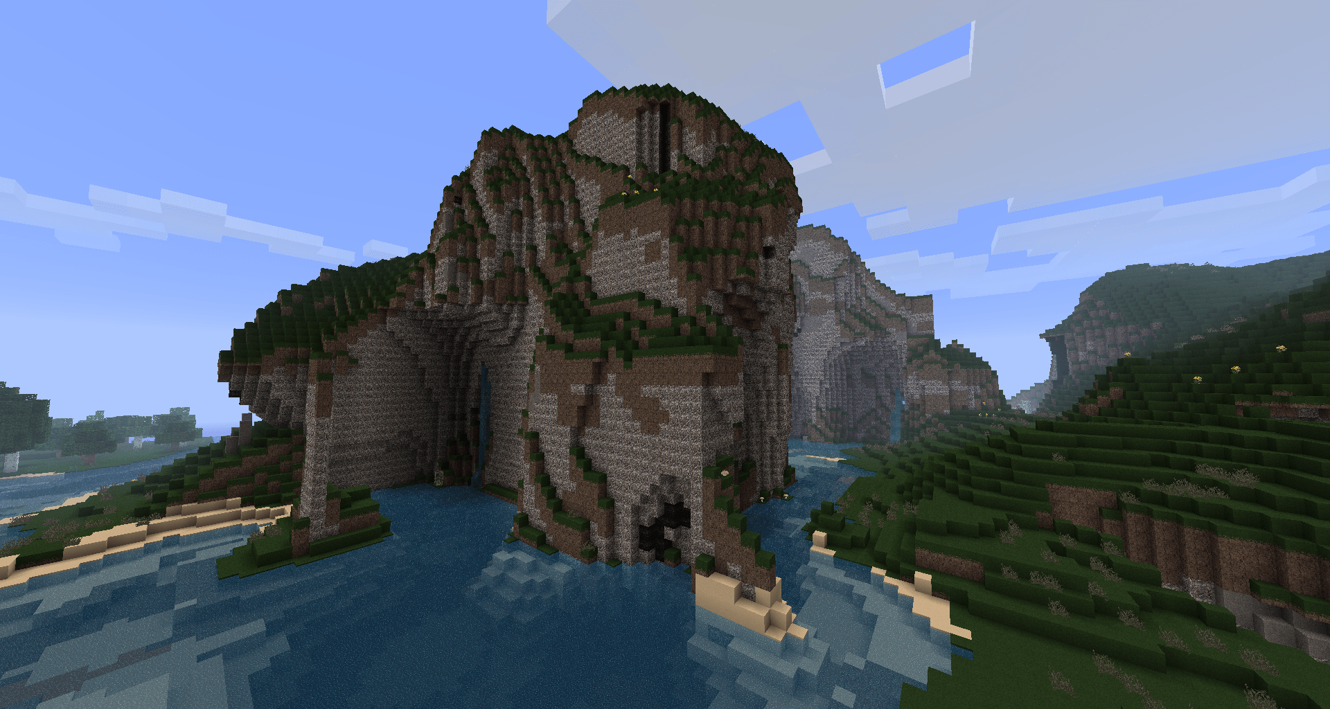1920x1024 Minecraft HD Wallpaper: Majestic Landscapes Awaitx1024